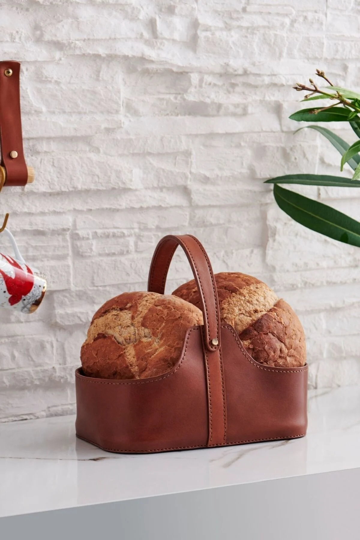 Dekoratif sepet - gardin leather Görsel 2