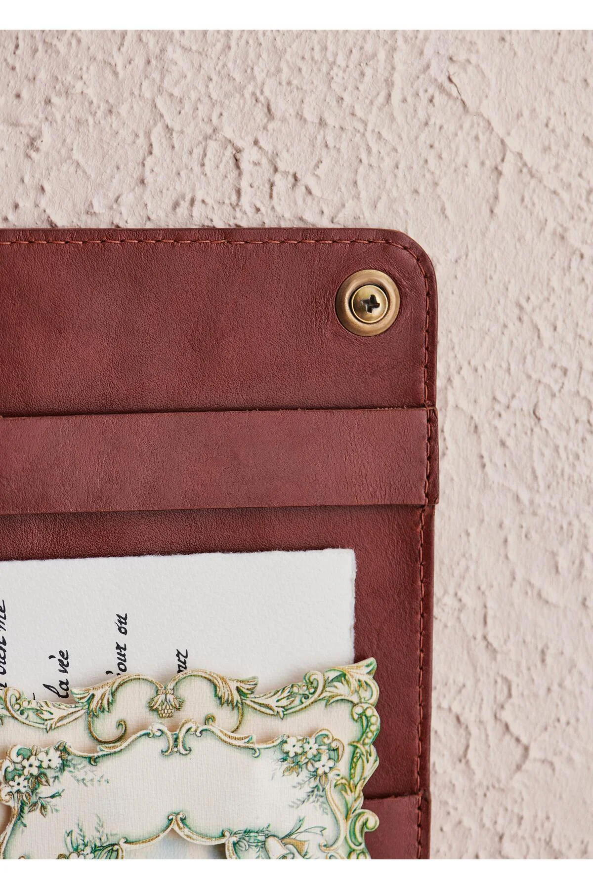 Deri duvar aksesuarı ve Depolama alanı - gardin leather Görsel 4