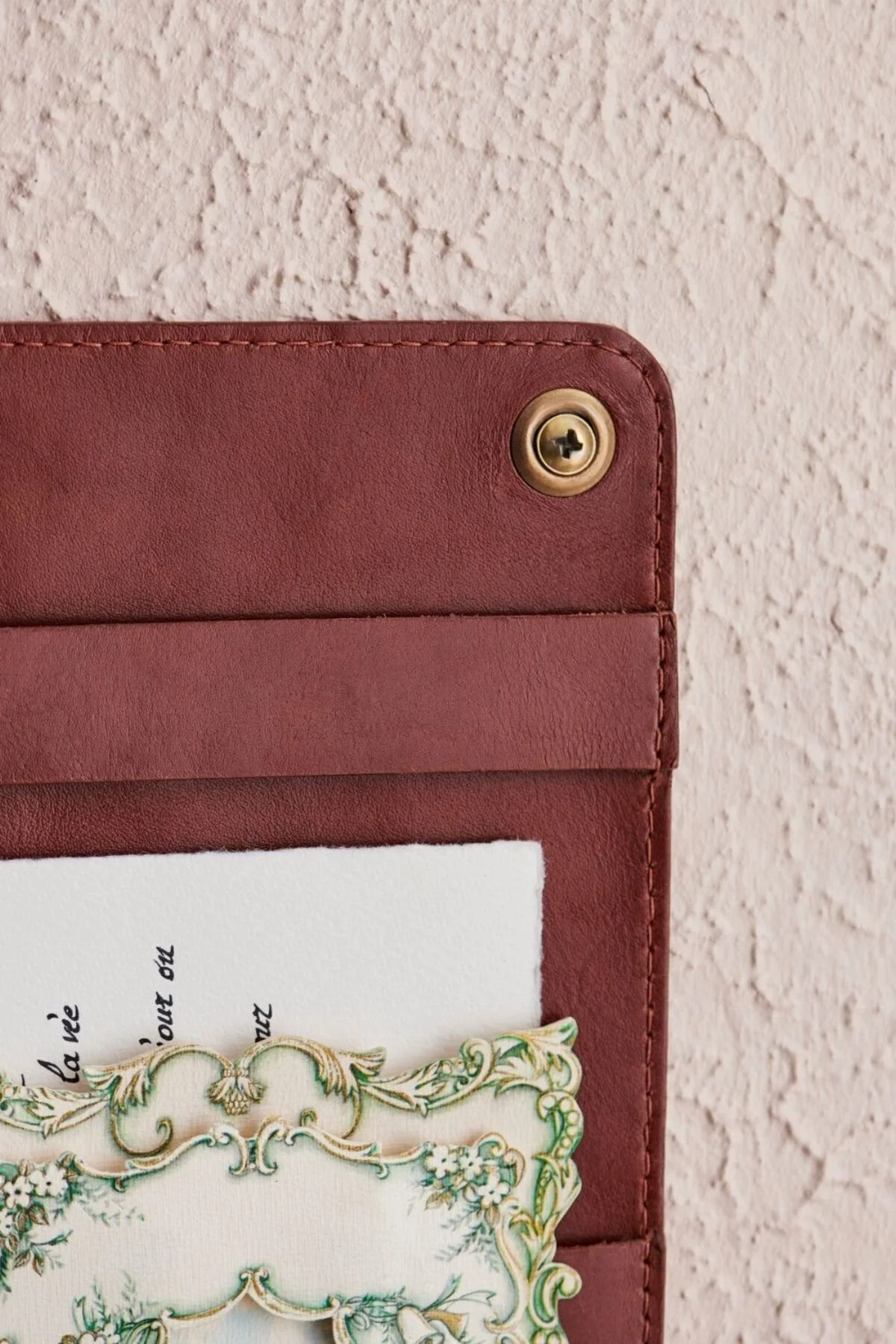 Deri duvar aksesuarı ve Depolama alanı - gardin leather Görsel 2