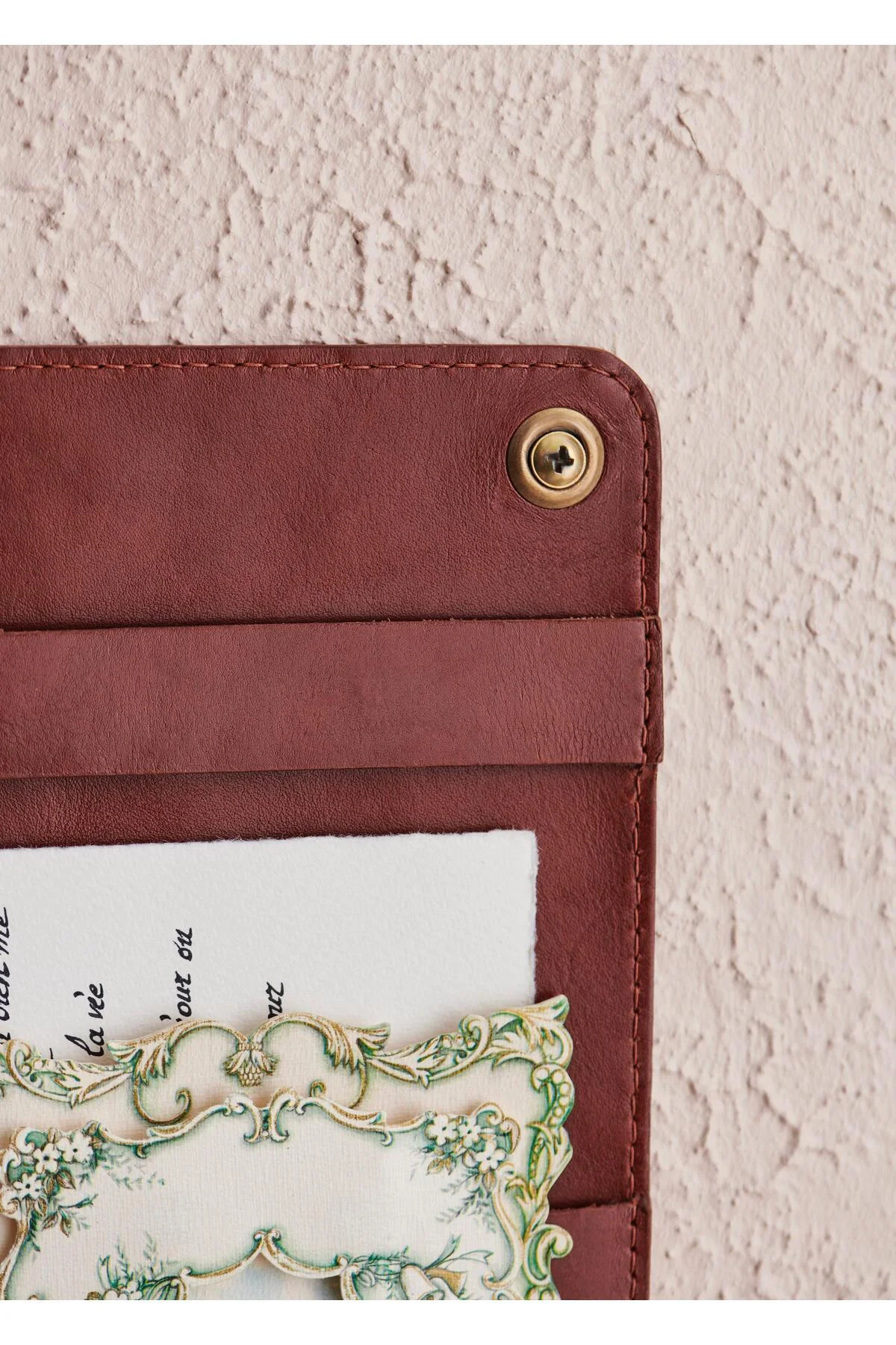 Deri duvar aksesuarı ve Depolama alanı - gardin leather Görsel 6