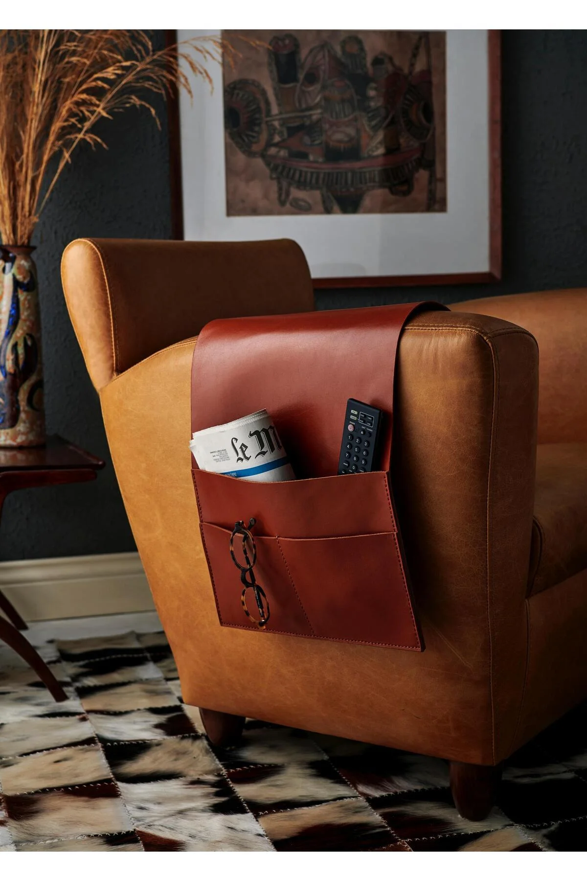Koltuk düzenleyici, Koltuk kenarı düzenleyici, Koltuk arası düzenleyici, Dergilik&amp;Gazetelik - gardin leather Görsel 4