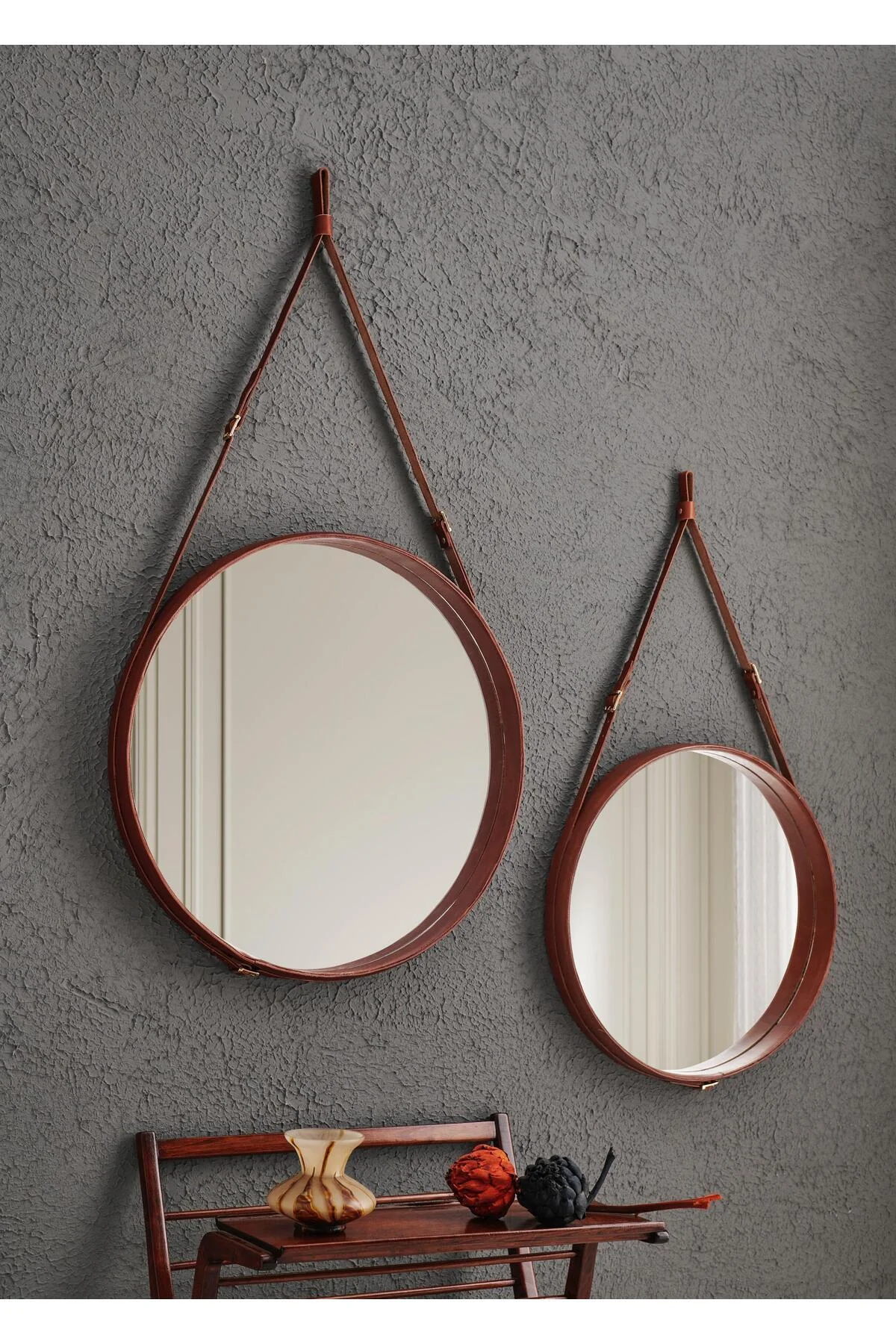 Ayna, Boy Aynası, Duvar Aynası, Makyaj Aynası, Banyo Aynası, Boydan Ayna, Yuvarlar Ayna, Masa Aynası - gardin leather Görsel 4