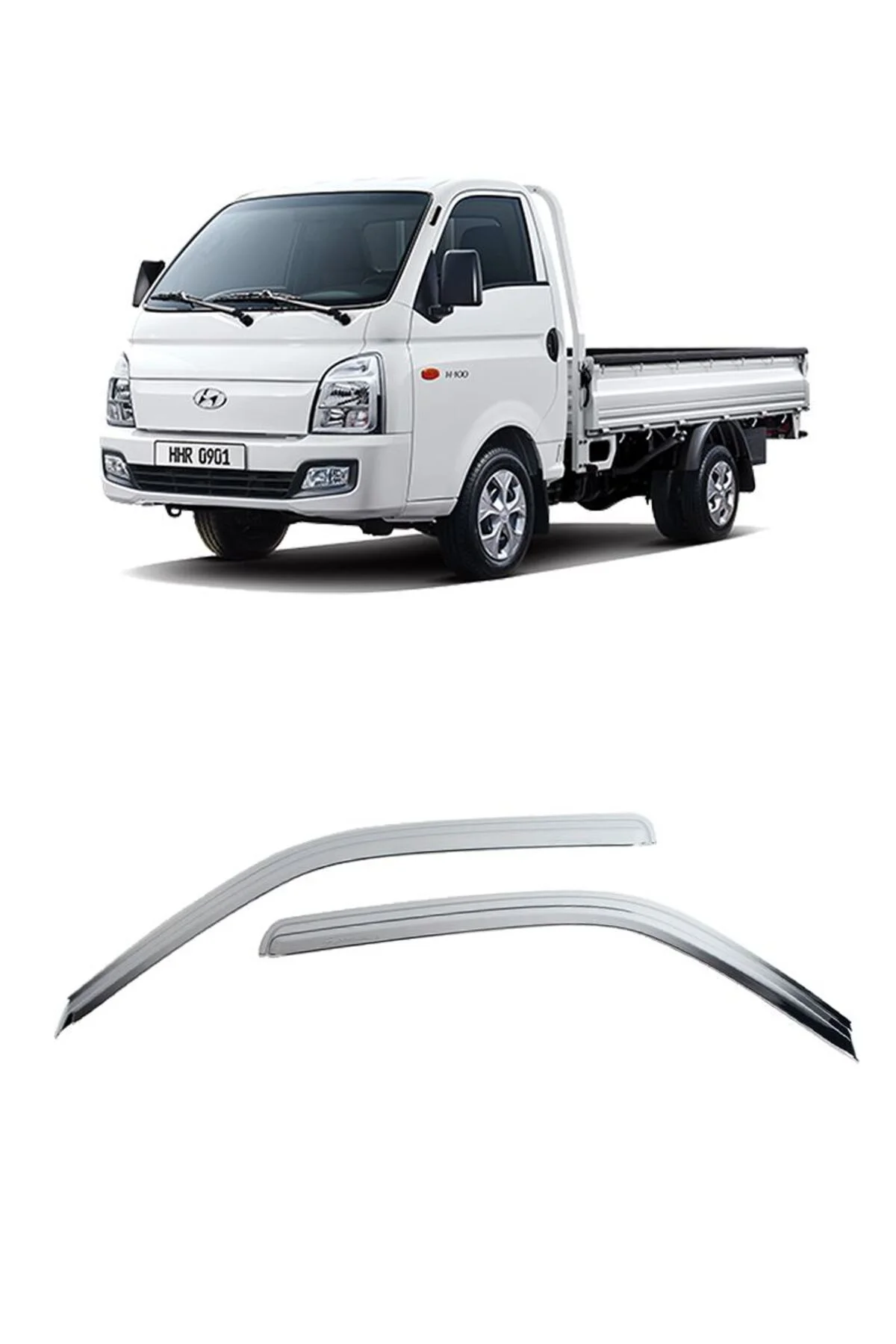 Hyundai H100 2004 ve Sonrası ABS Krom Cam Rüzgarlık OEM