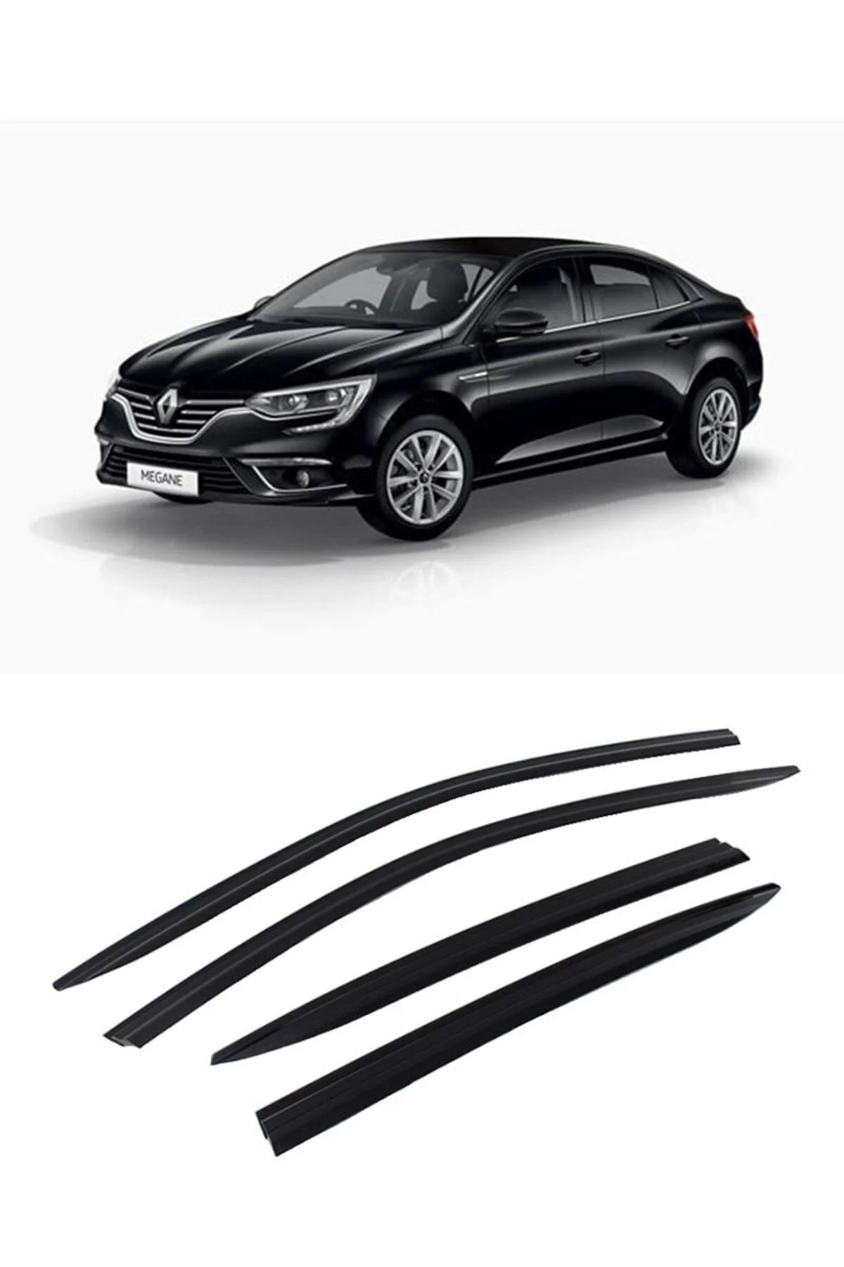 Renault Megane 4 2016 ve Sonrası Cam Rüzgarlık OEM (Made in Korea)