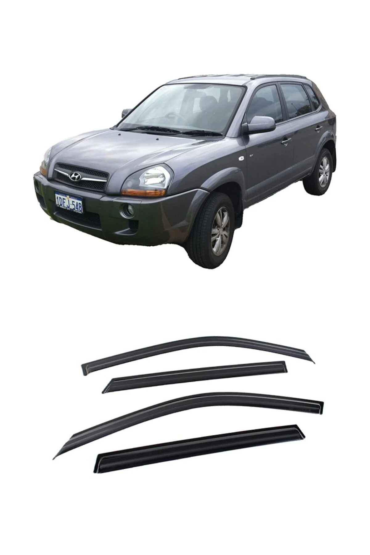 Hyundai Tucson 2005-2010 Arası Cam Rüzgarlık OEM (Made in Korea)