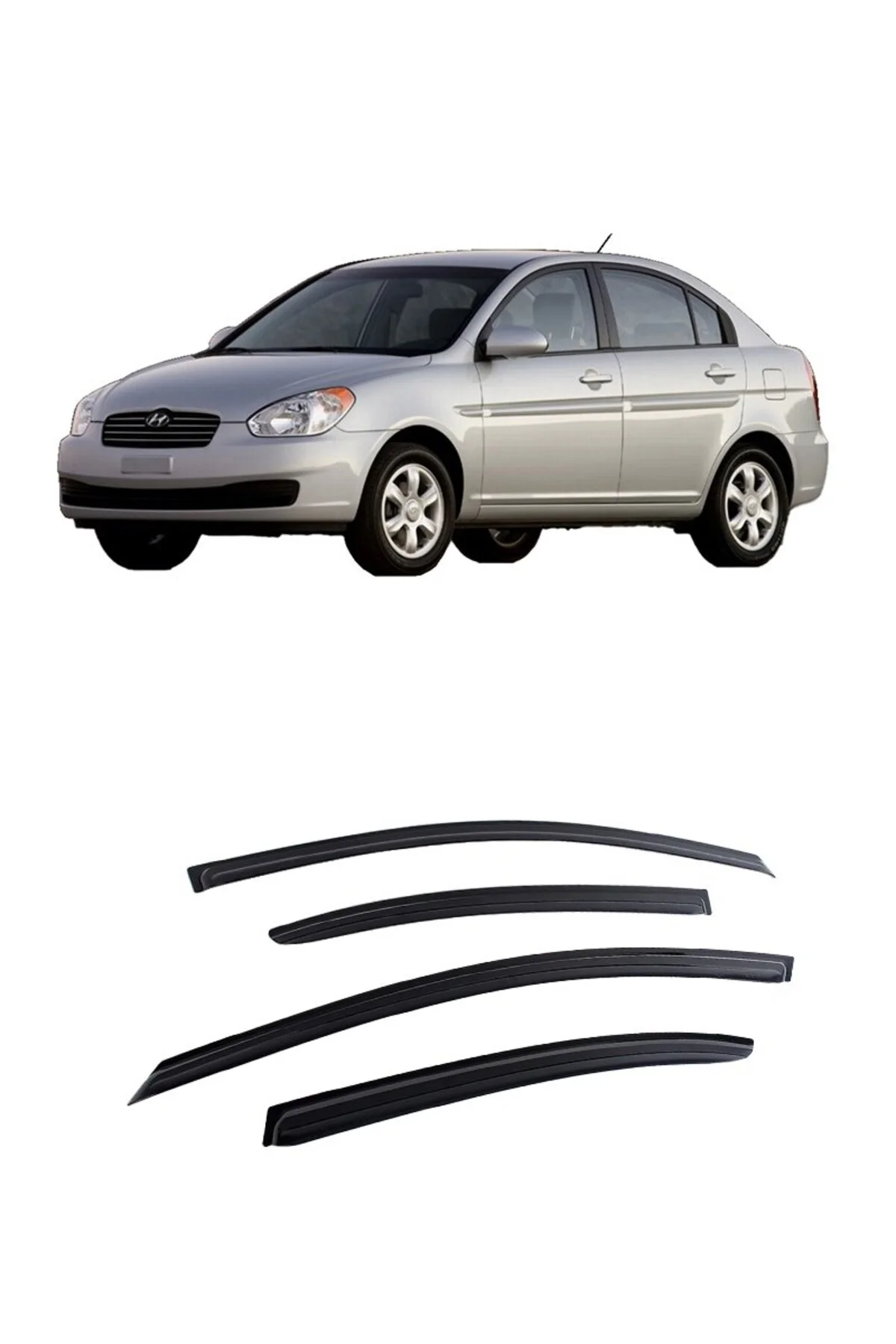 Hyundai Accent ERA 2006-2012 Cam Rüzgarlık OEM (Made in Korea)