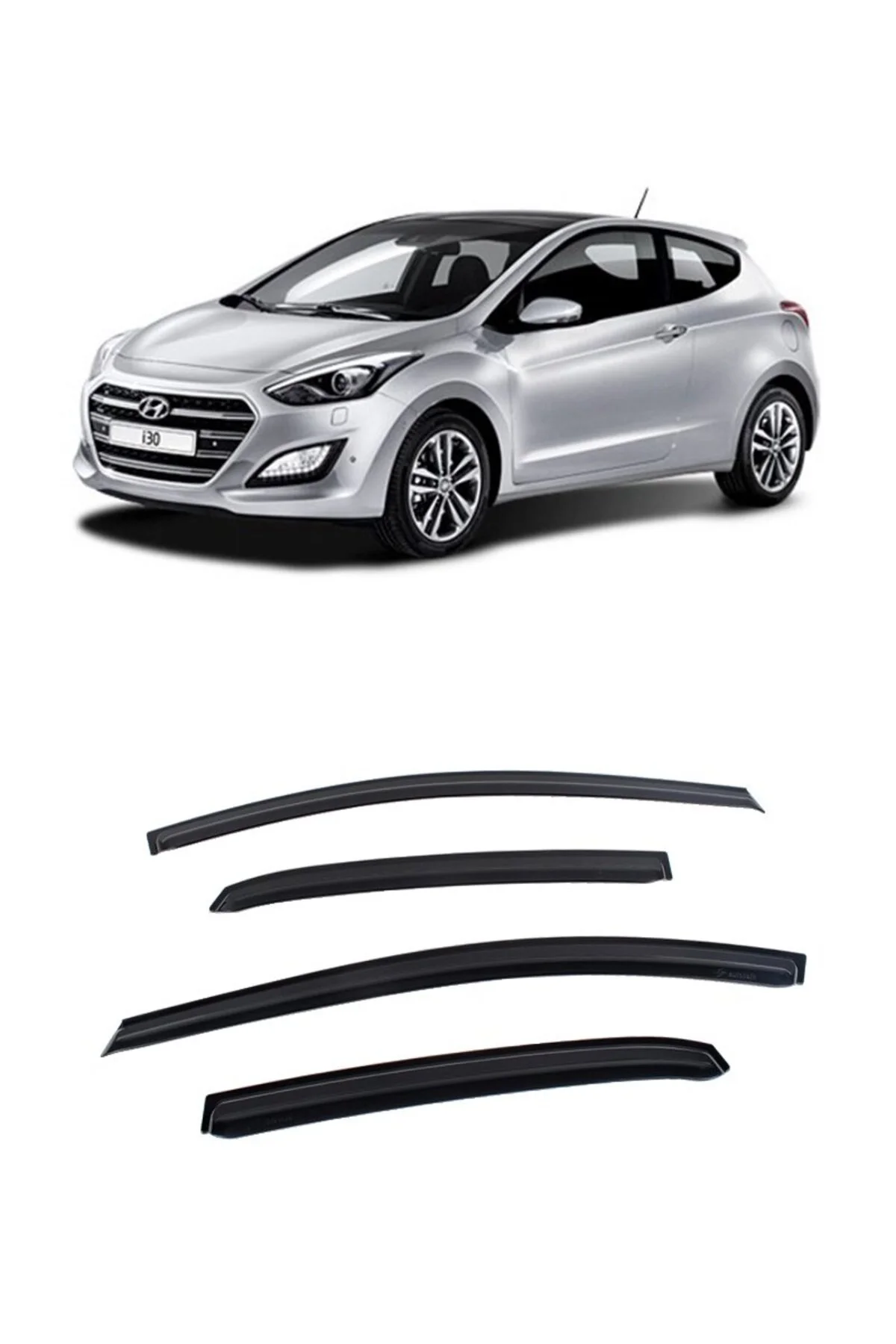 Hyundai i30 2012-2016 Cam Rüzgarlık OEM (Made in Korea)