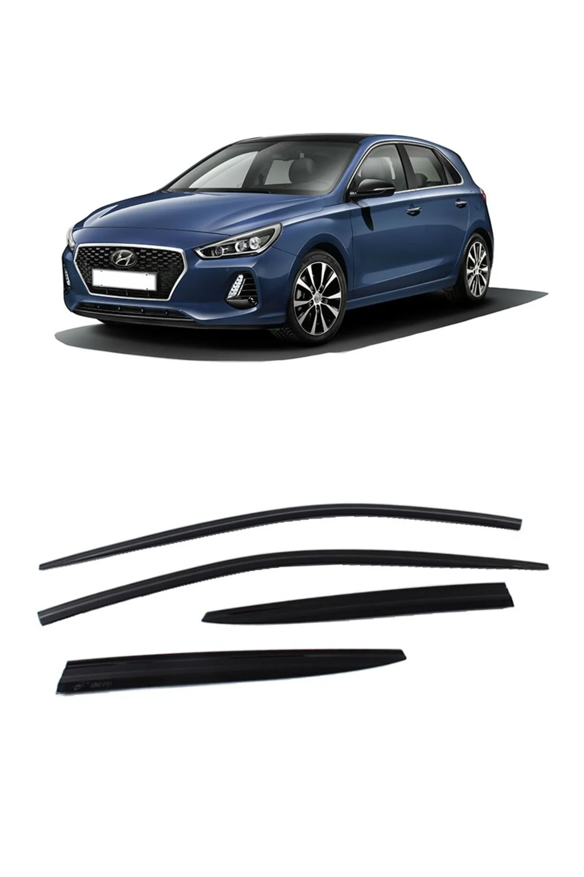 Hyundai i30 2016-2020 Cam Rüzgarlık OEM (Made in Korea)