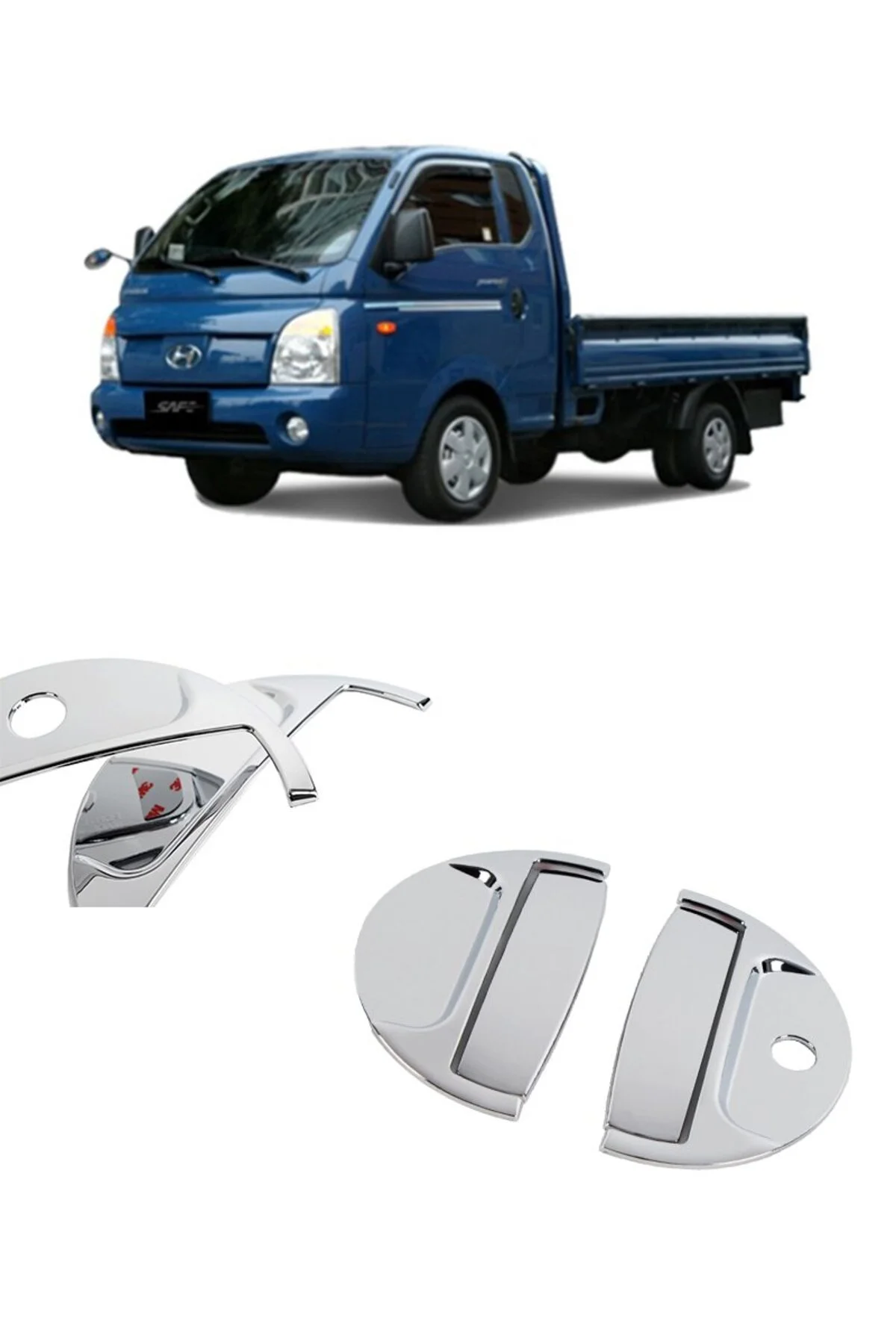Hyundai H100 2004 ve Sonrası Kapı Kolu ABS Kromu OEM (Made in Korea)