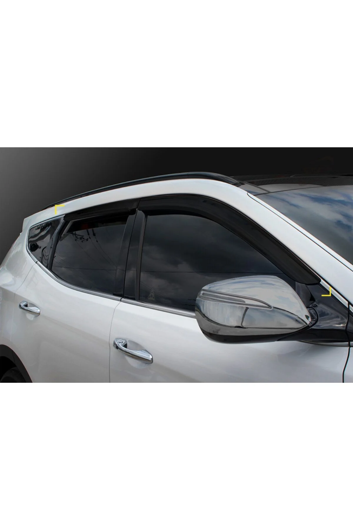 Hyundai Santa FE 2013-2016 Arası Cam Rüzgarlık OEM (Made in Korea) - OTOCİRİT Görsel 2