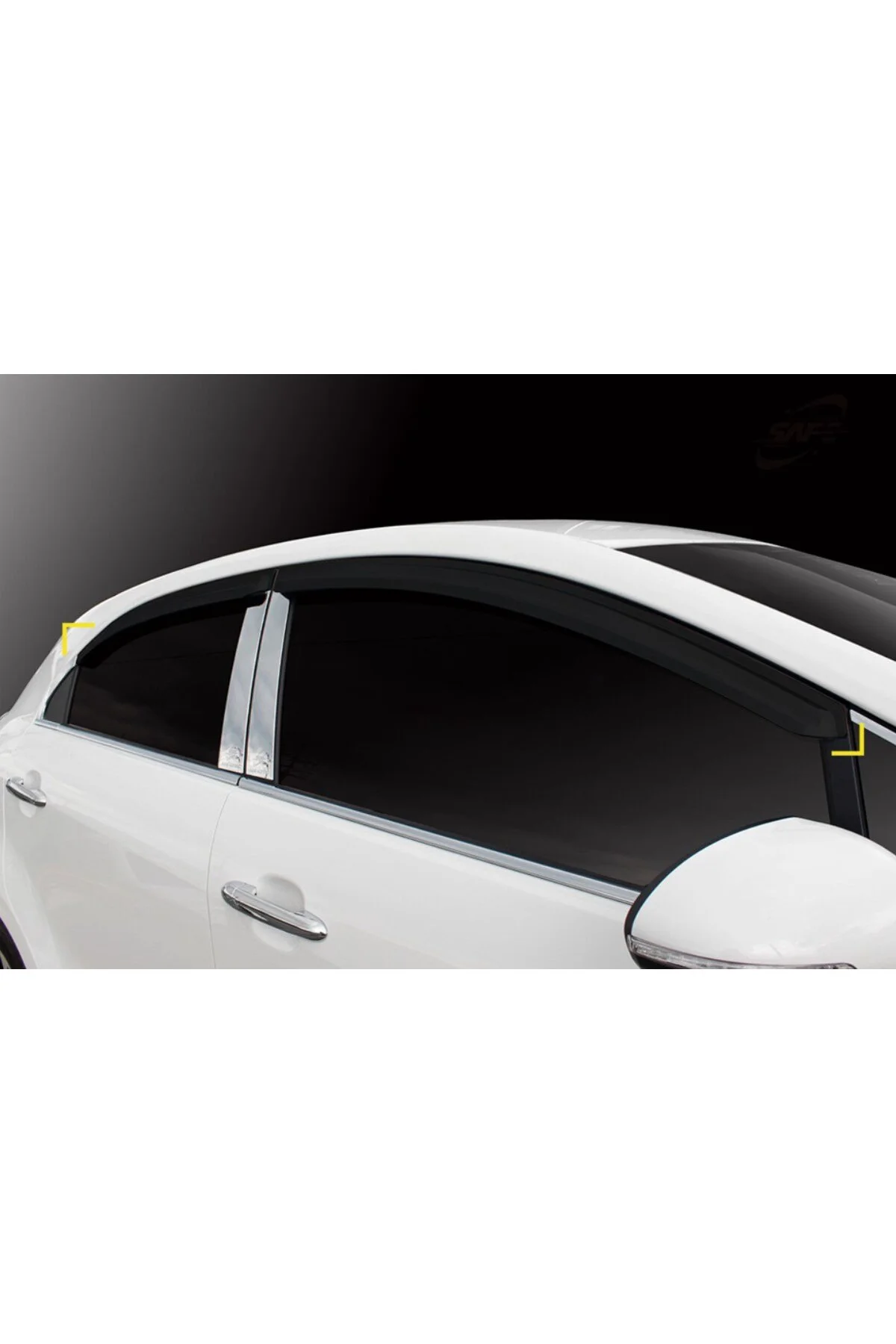 Kia Rio HB 2011-2017 Arası Cam Rüzgarlık OEM (Made in Korea) - OTOCİRİT Görsel 2