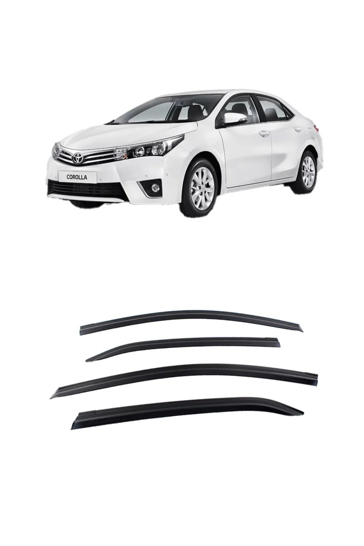 Toyota Corolla 2014-2018 Arası Cam Rüzgarlık OEM (Made in Korea)