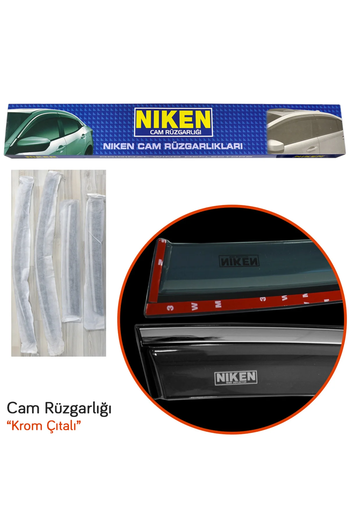 TOGG T10X 2023 ve Sonrası Kromlu Cam Rüzgarlığı - Niken Görsel 3