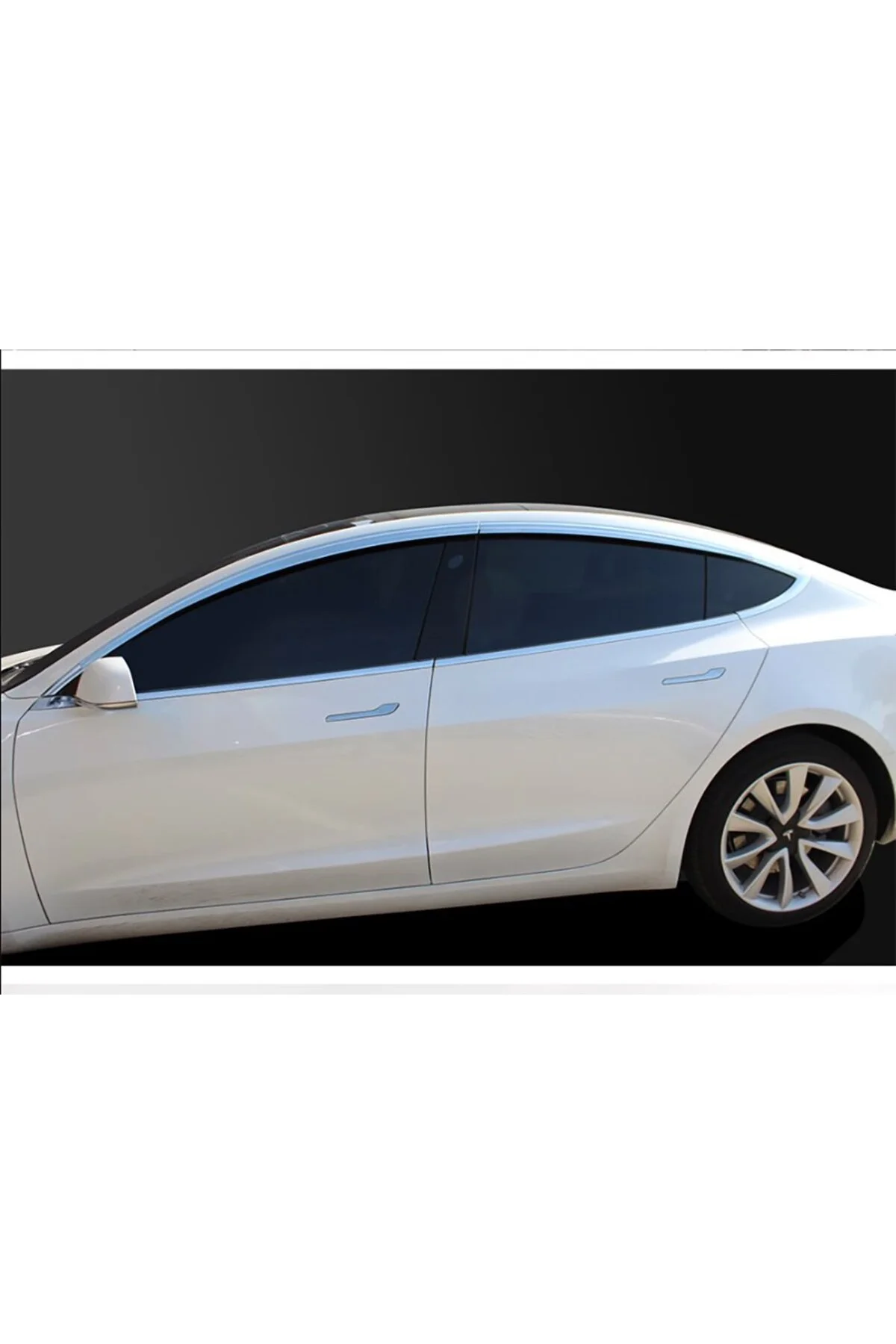TESLA Model 3 ABS Krom Cam Rüzgarlık OEM (Made in Korea) - OTOCİRİT Görsel 2