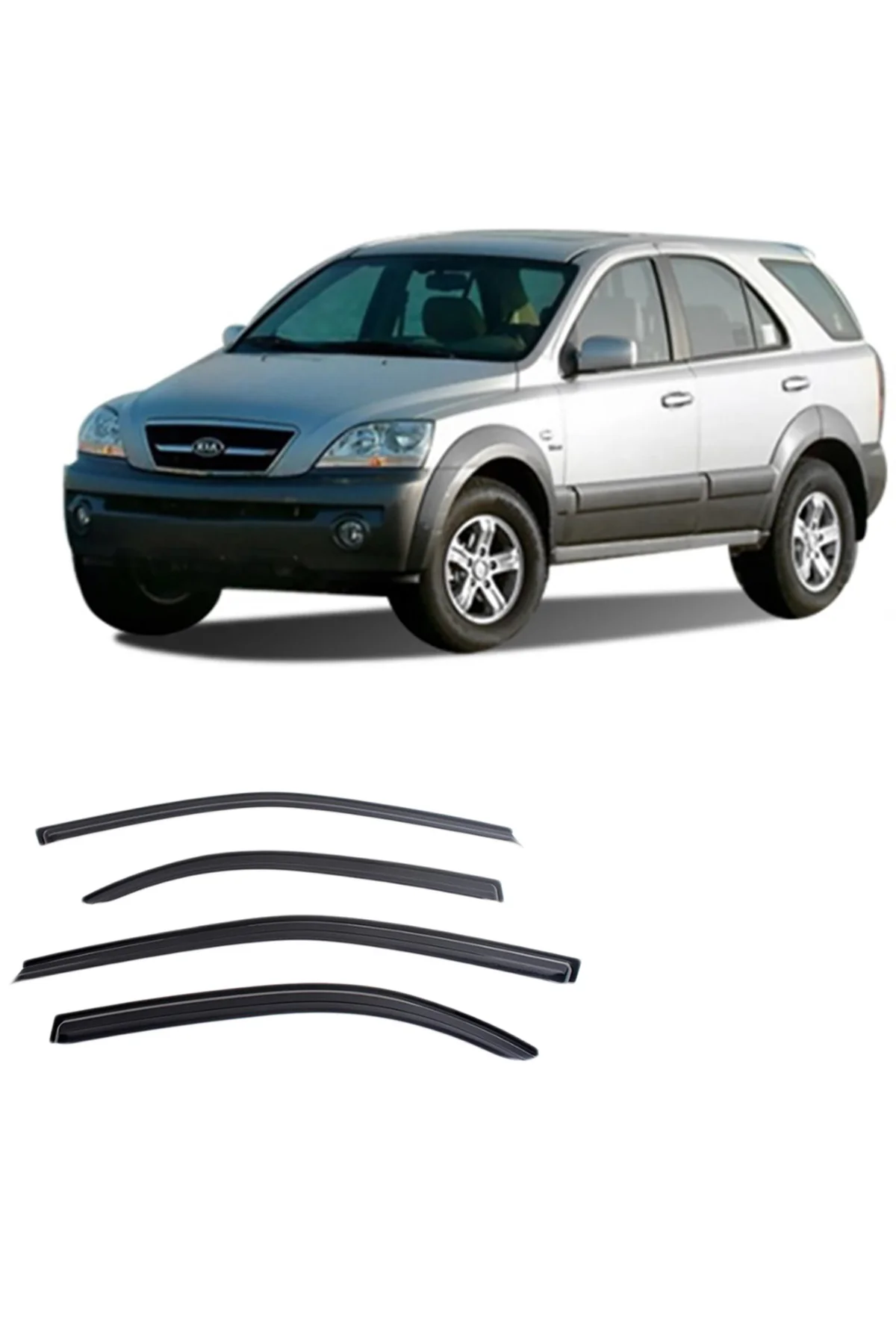 Kia Sorento 2002-2009 Cam Rüzgarlık OEM (Made in Korea)