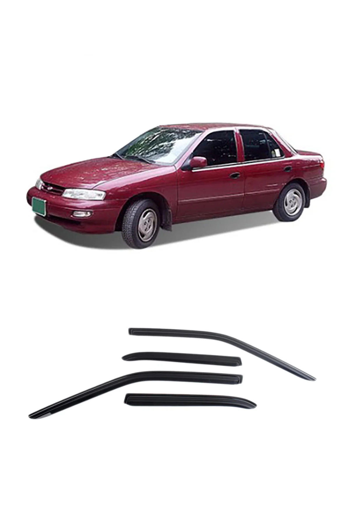 Kia Sephia I 1992-1997 Cam Rüzgarlık OEM (Made in Korea)