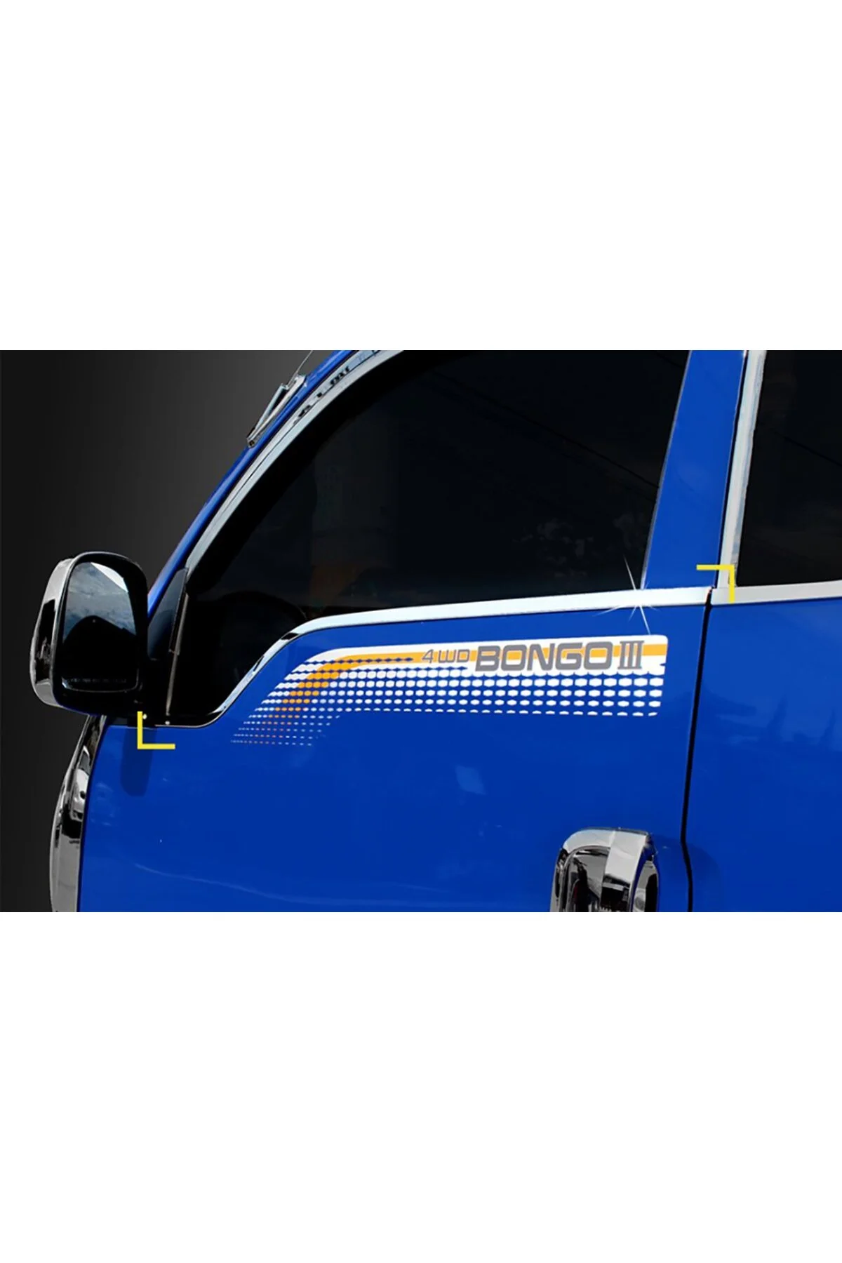 Kia Bongo III 2004- Cam Çıtası ABS Kromu OEM (Made in Korea) - OTOCİRİT Görsel 2