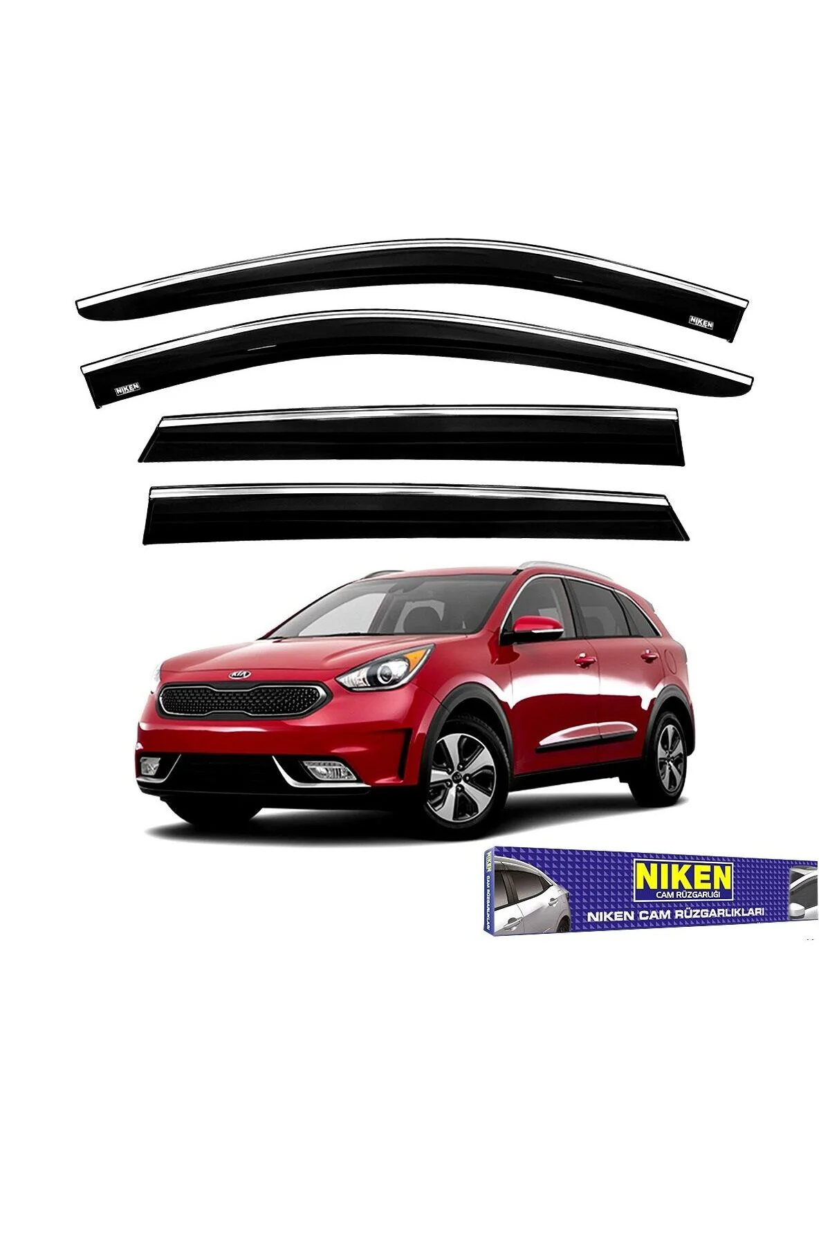 Kia niro cam rüzgarlığı kromlu 2016 / 2021