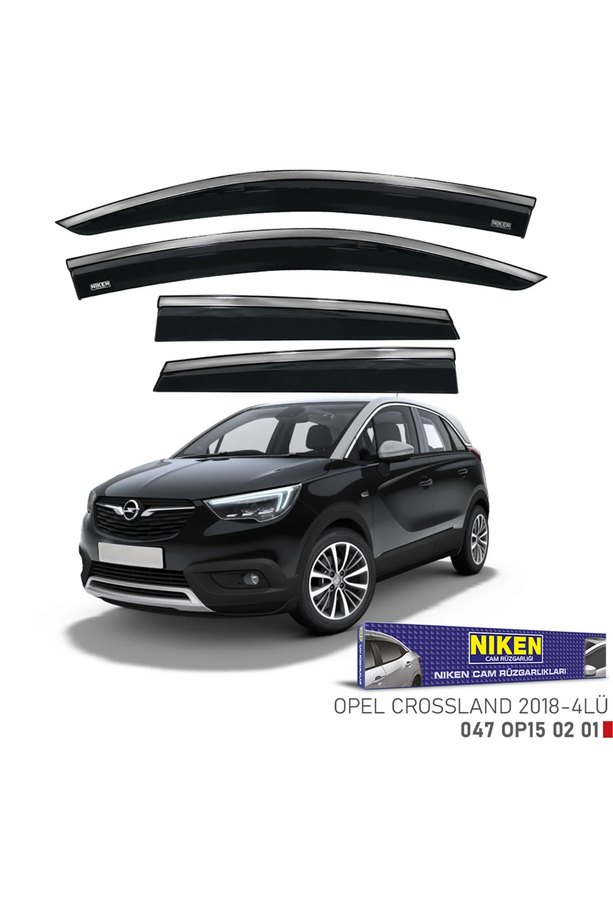 Opel Crossland X Kromlu Cam Rüzgarlığı 2018 Sonrası - Niken Görsel 2