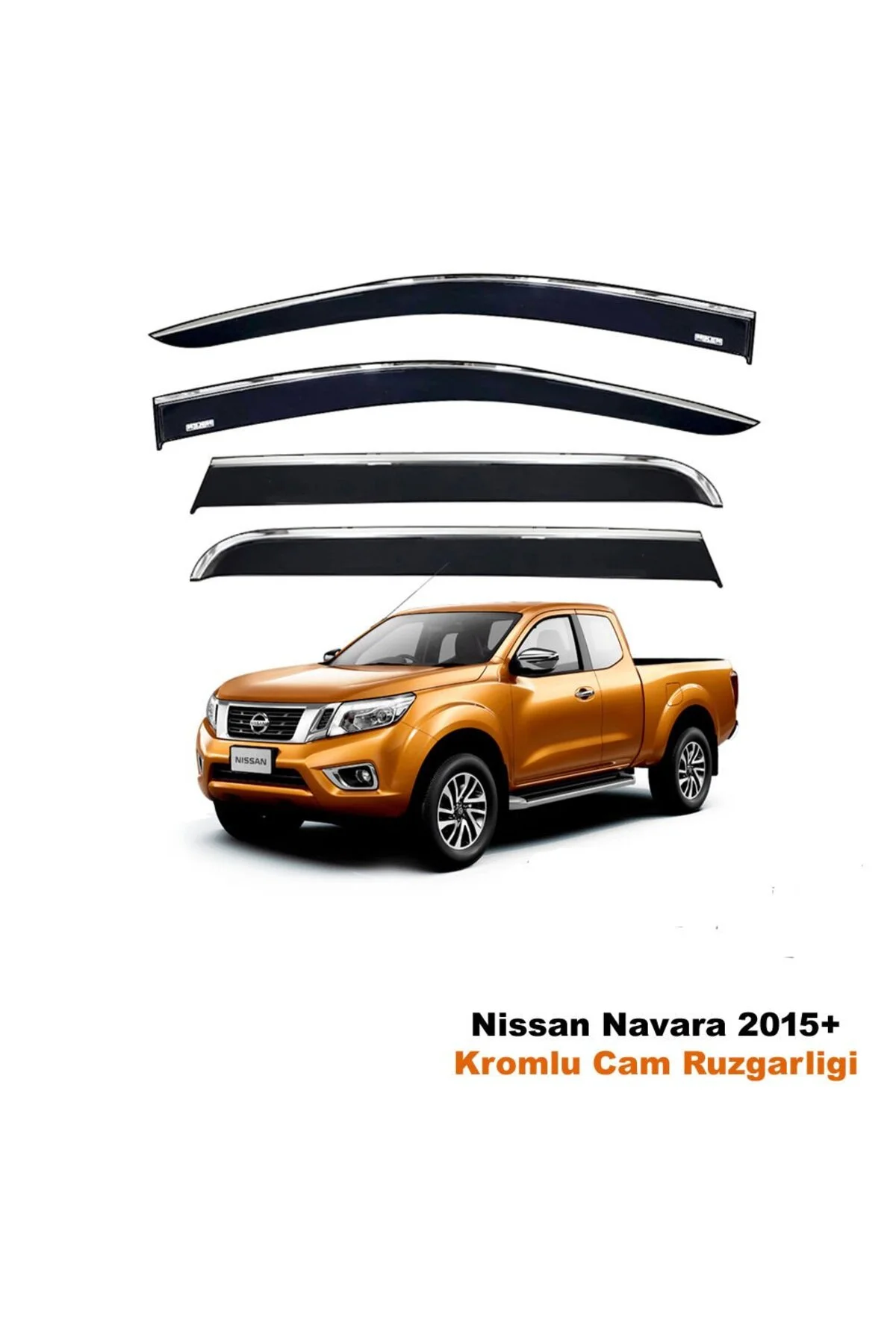 Nissan Navara Kromlu Cam Rüzgarlığı 2015 Sonrası