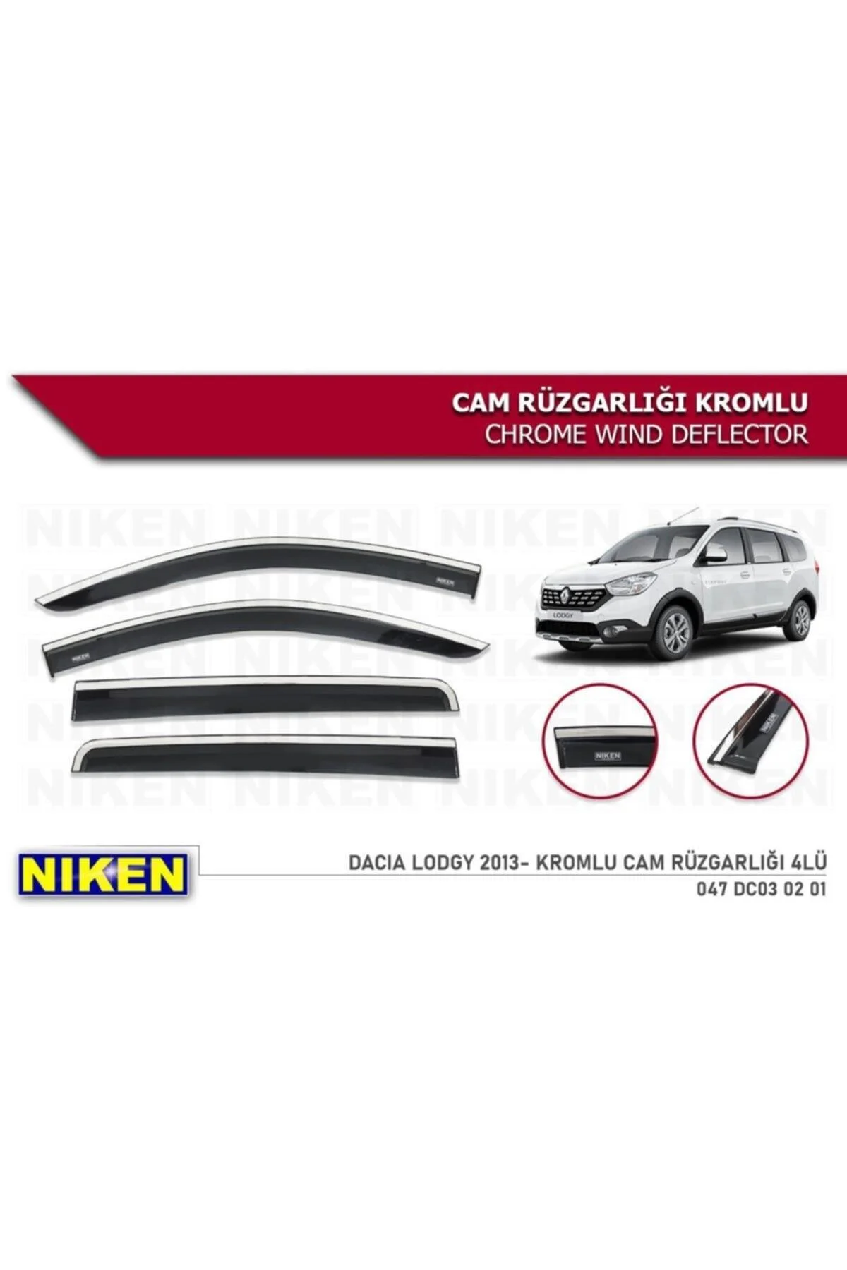Dacia Lodgy Kromlu Cam Rüzgarlığı 2013 Sonrası