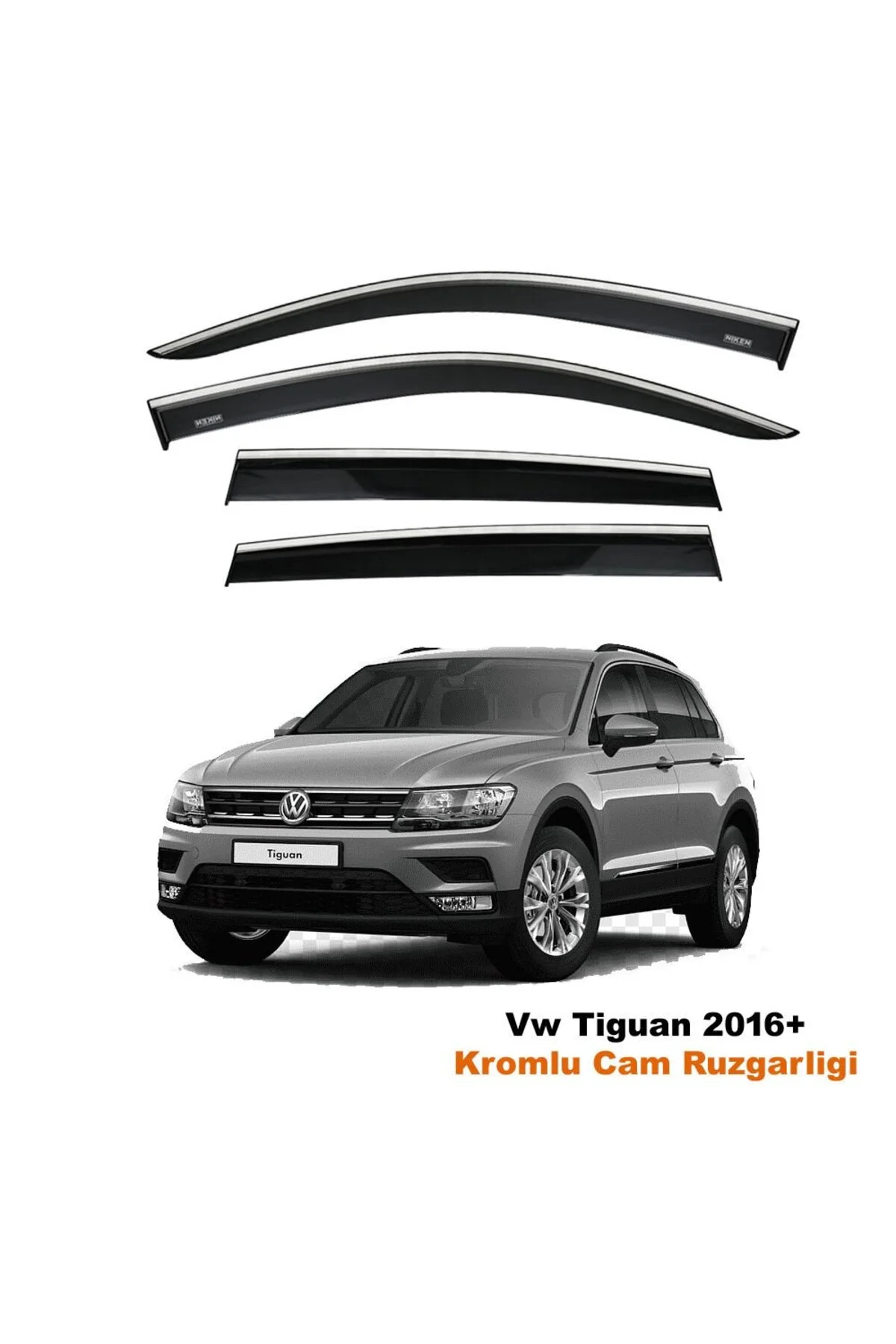 Volkswagen Tiguan Kromlu Cam Rüzgarlığı 2016 Sonrası