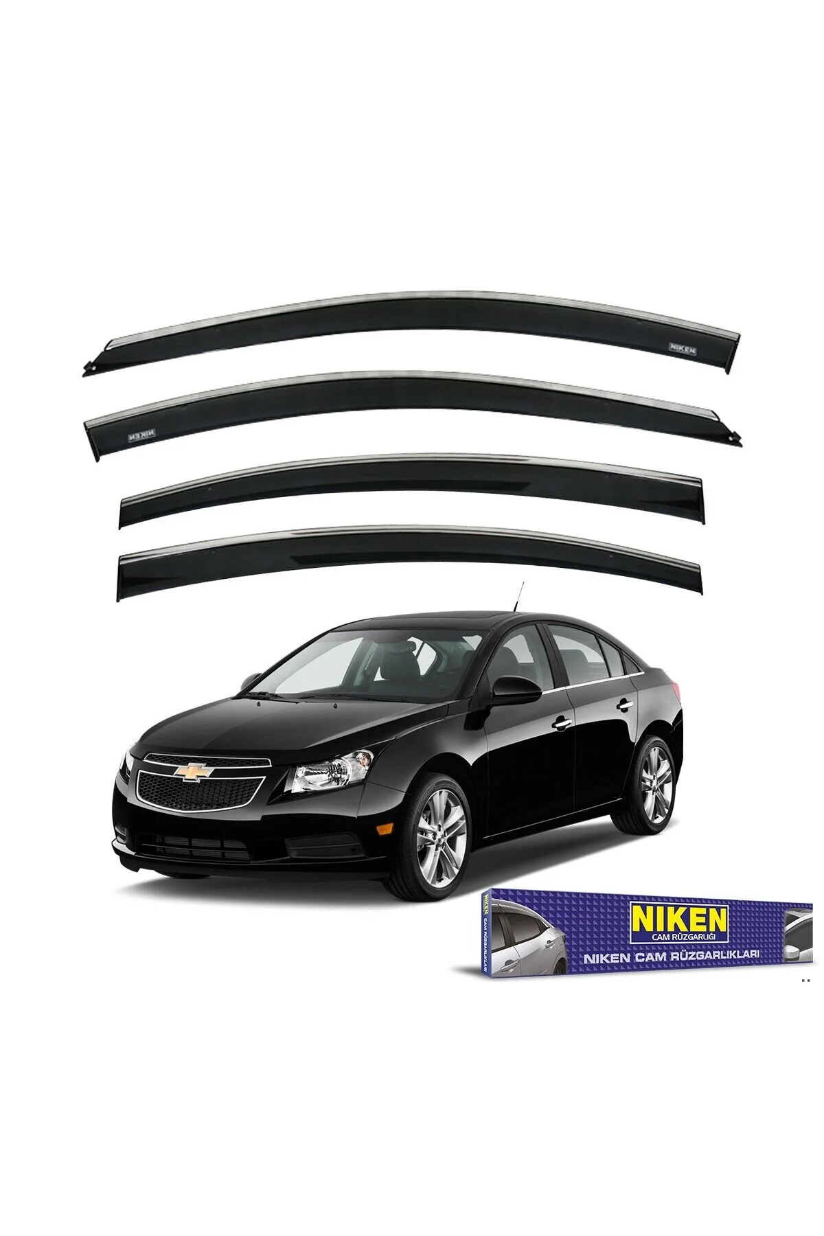 Chevrolet cruze cam rüzgarlığı kromlu