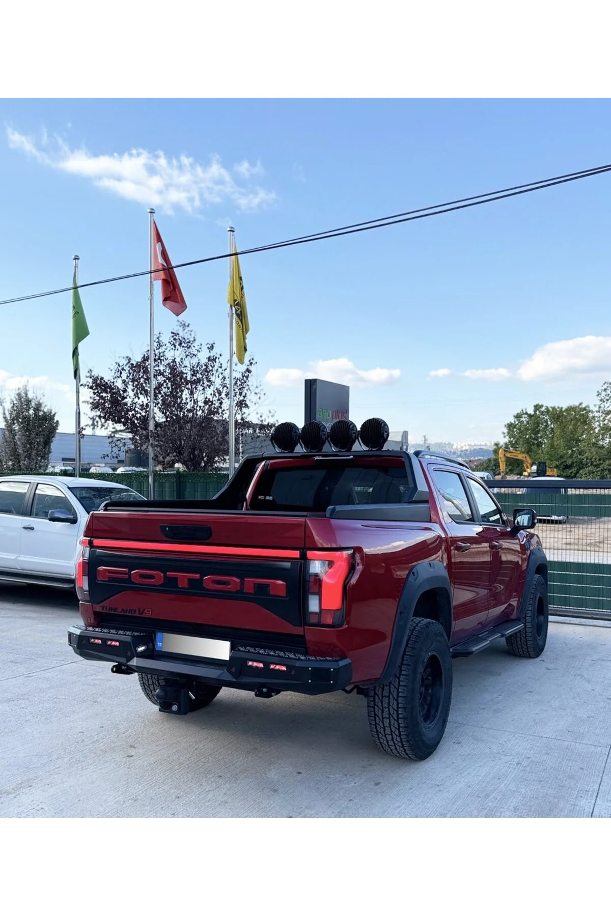 Foton Tunland V9 Model Uyumlu Arka Tampon G20 - AQM4WD Görsel 3