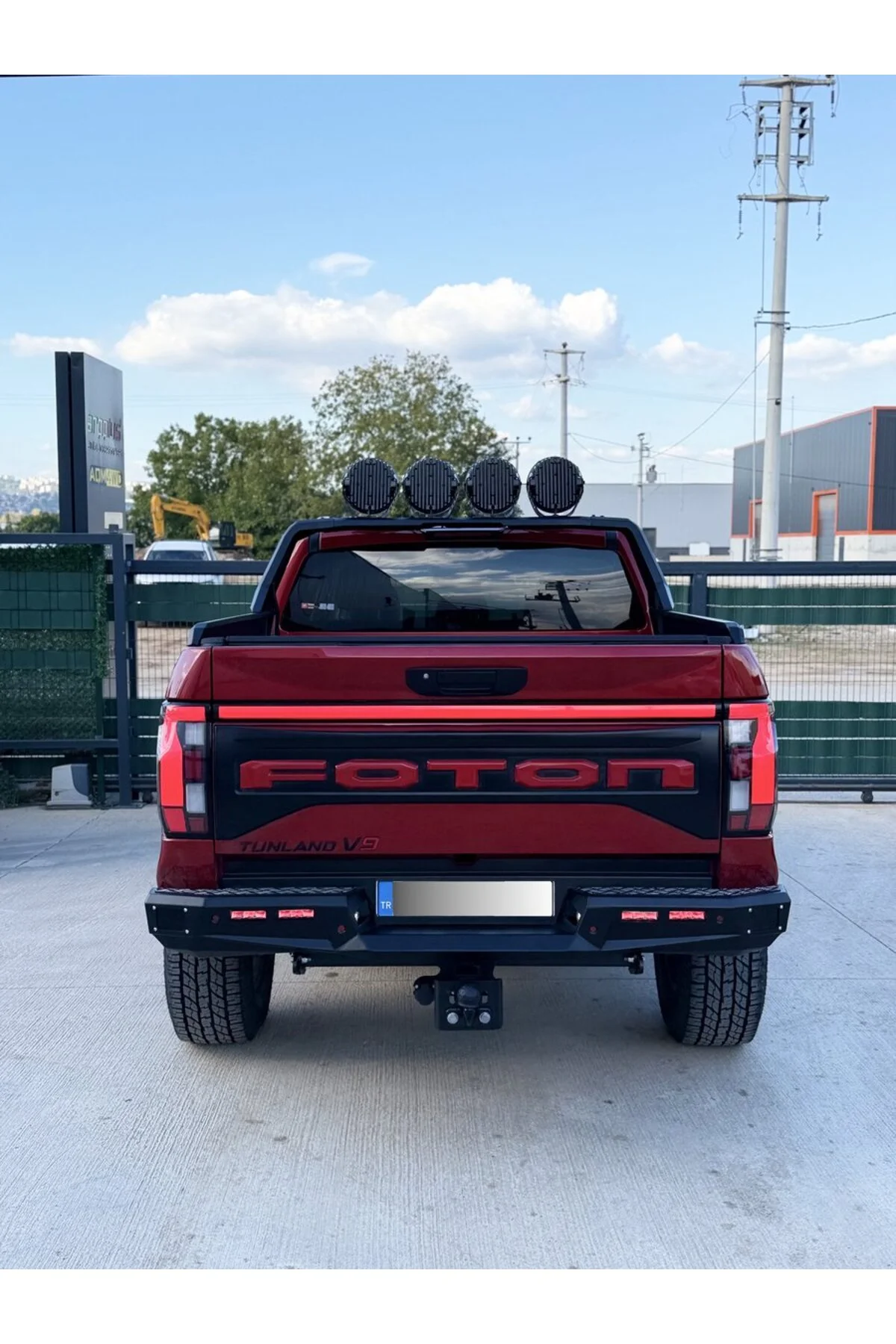 Foton Tunland V9 Model Uyumlu Arka Tampon G20 - AQM4WD Görsel 4