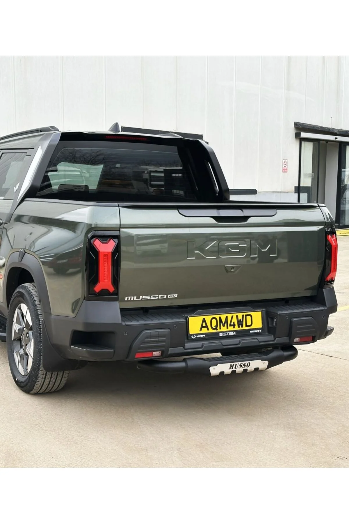 KGM Musso EV Model Uyumlu Arka Koruma PAK26 - AQM4WD Görsel 3