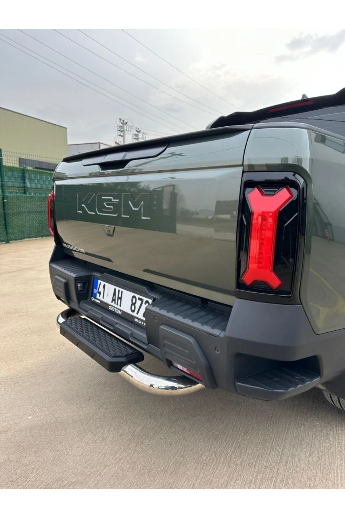 KGM Musso EV Model Uyumlu Arka Koruma PAK27 - AQM4WD Görsel 2