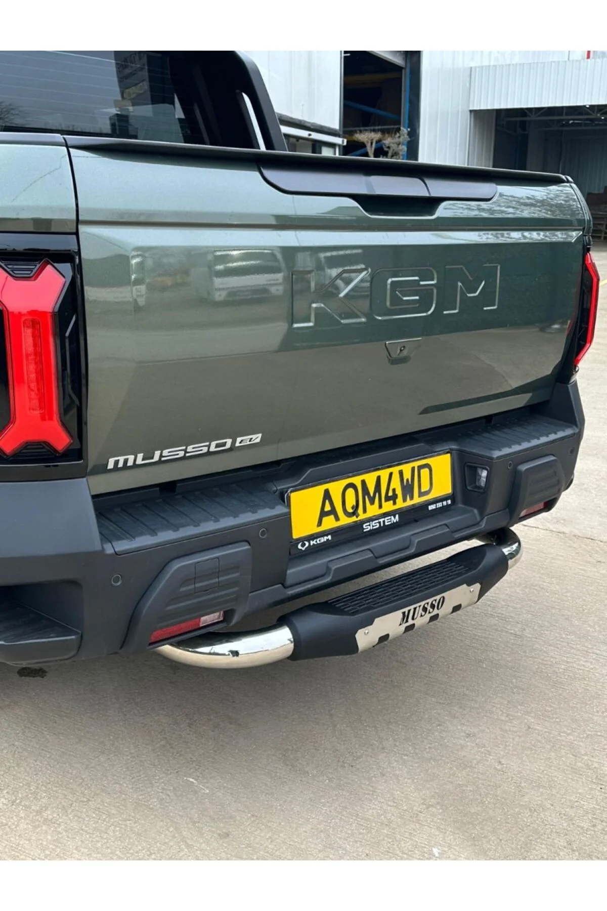 KGM Musso EV Model Uyumlu Arka Koruma PAK25 - AQM4WD Görsel 2