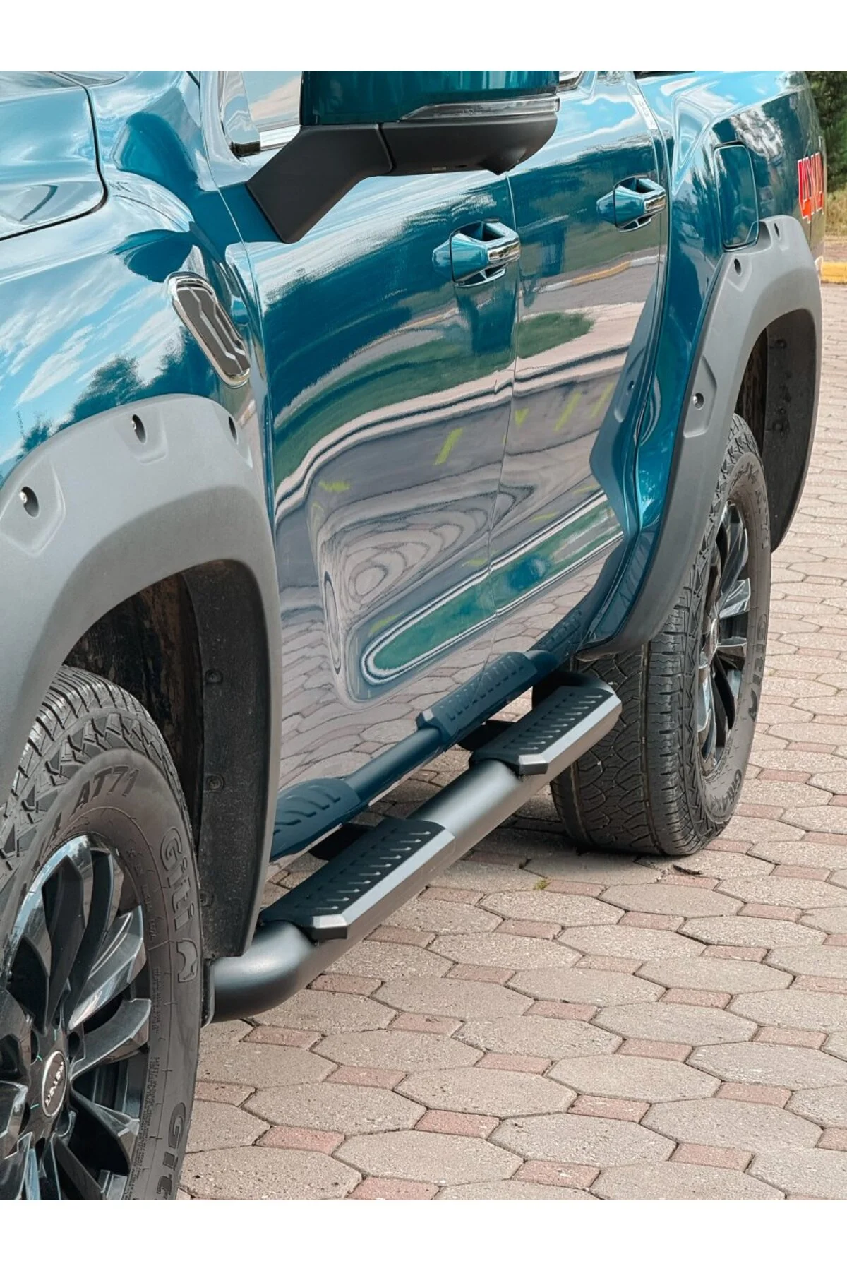 Foton Tunland V9 Model Uyumlu Yan Basamak Seti RENA - AQM4WD Görsel 3