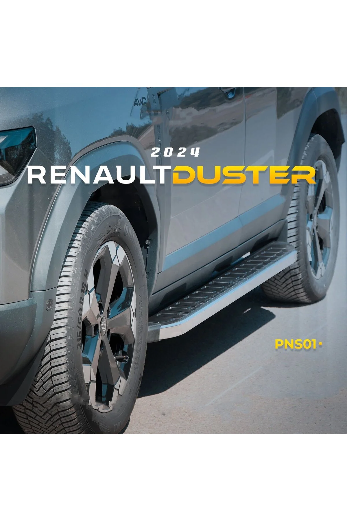Renault Duster 2024 Model Uyumlu Yan Basamak Seti AQM4WD PNS01 - AQM4WD Görsel 3