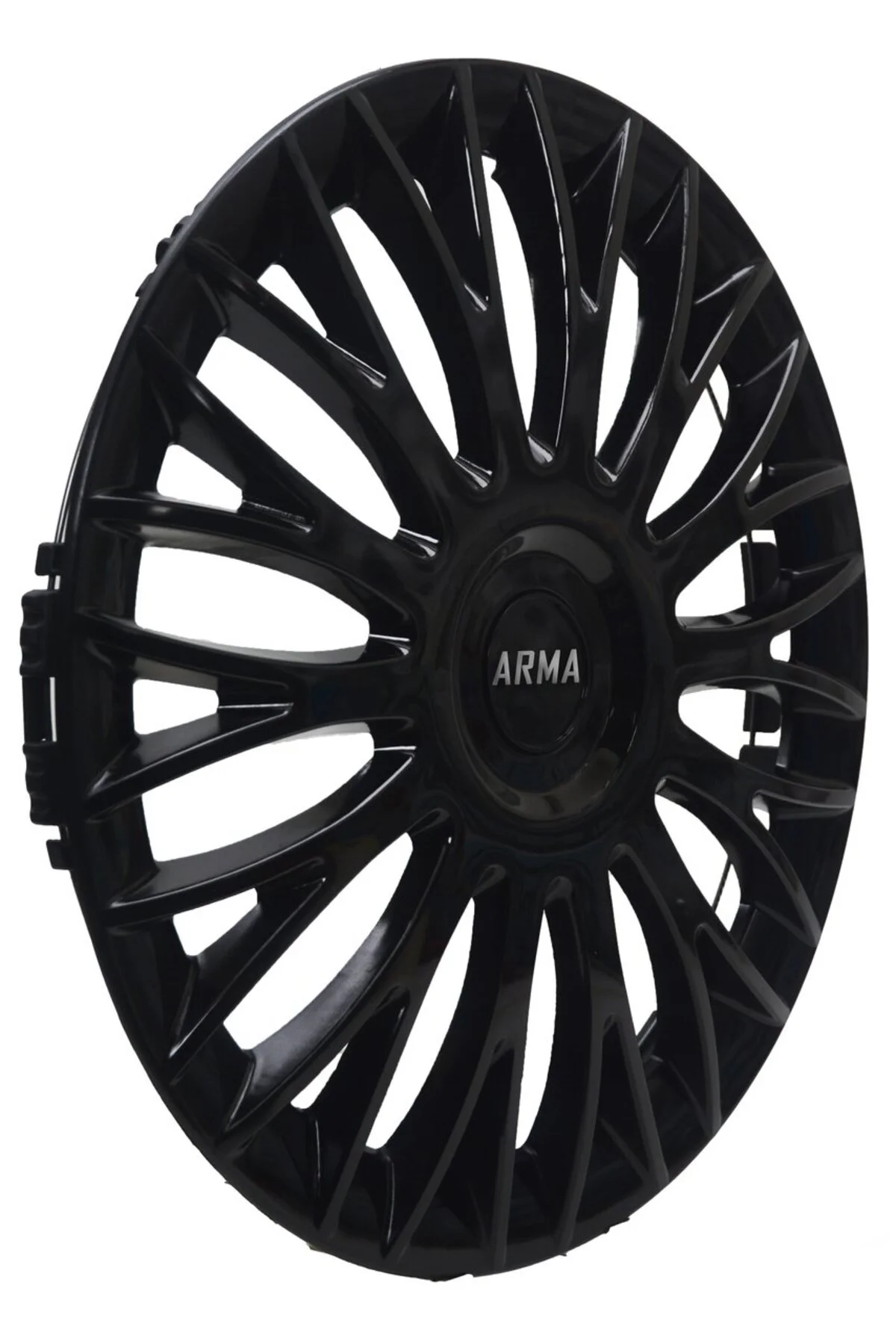 Jant Kapağı Kırılmaz 14" Universal İthal Parlak Siyah Model (1 ADET OLARAK) (Çıkartma Hediyeli) - OTOCİRİT Görsel 2