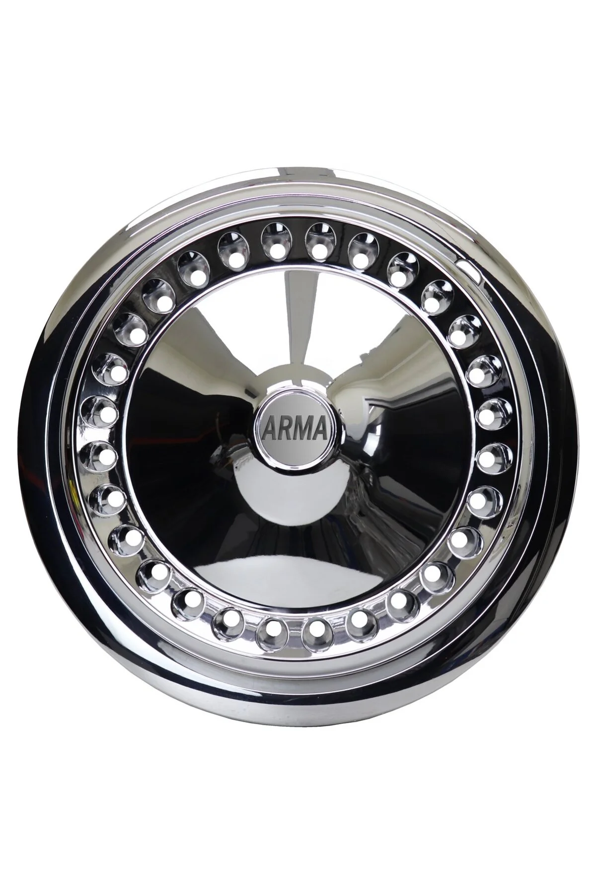 Jant Kapağı Kırılmaz Plymouth 16" ABS Krom Paslanmaz 4'lü (TAKIM OLARAK) - OTOCİRİT Görsel 2