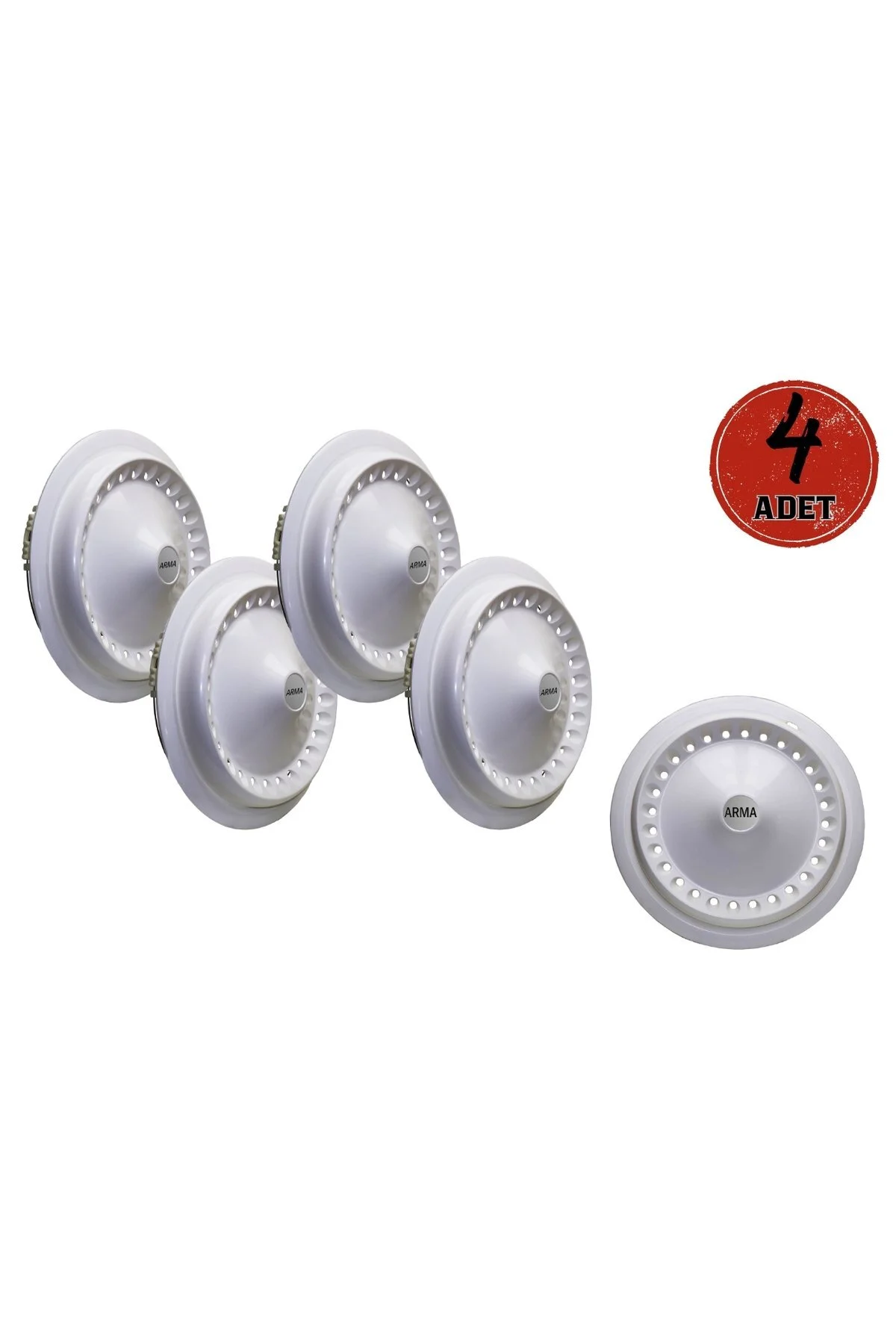 Jant Kapağı Kırılmaz Plymouth 16" Beyaz 4'lü (TAKIM OLARAK)