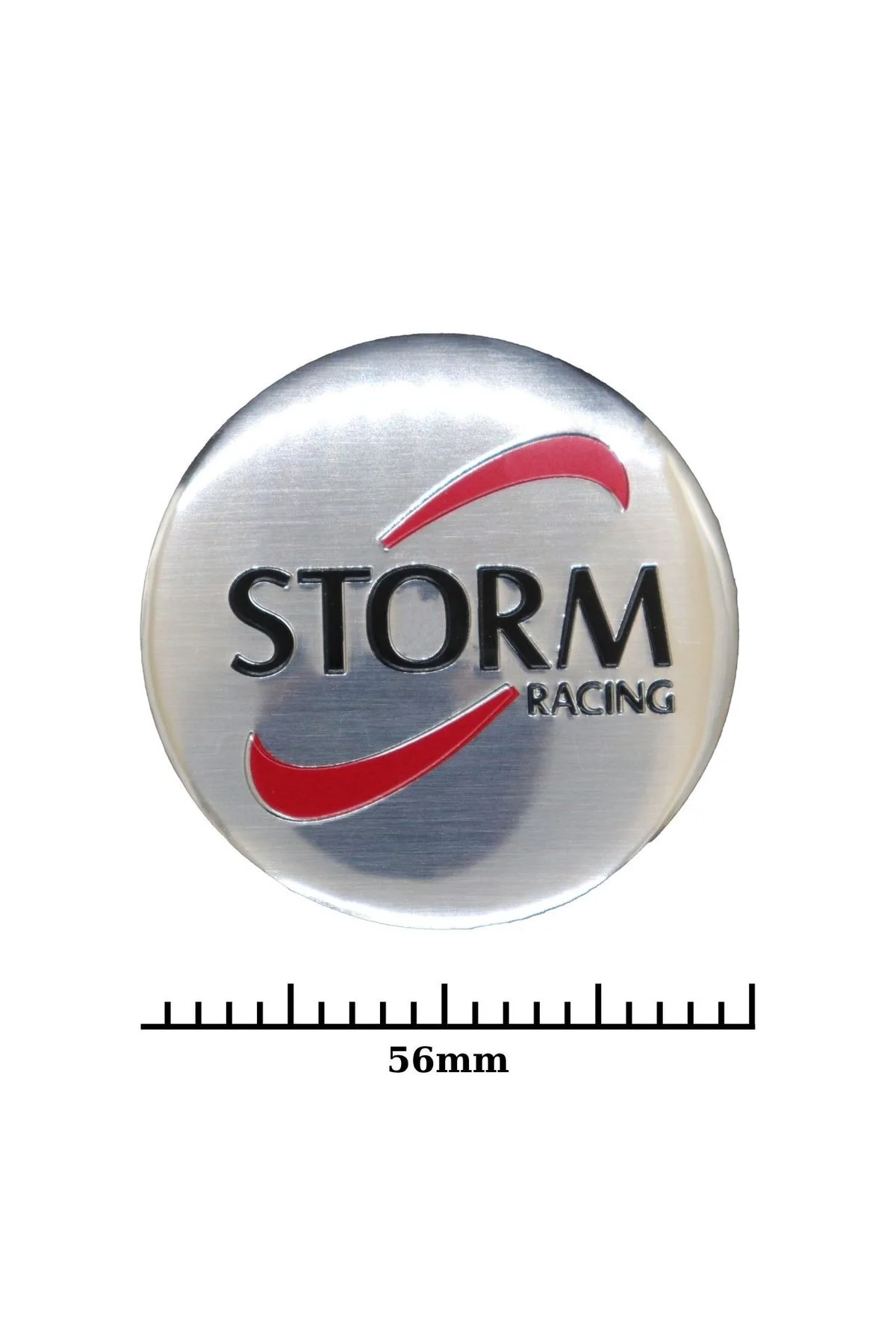Jant Göbek Arma İthal Metal Sticker Storm Racing Dizayn - OTOCİRİT Görsel 2