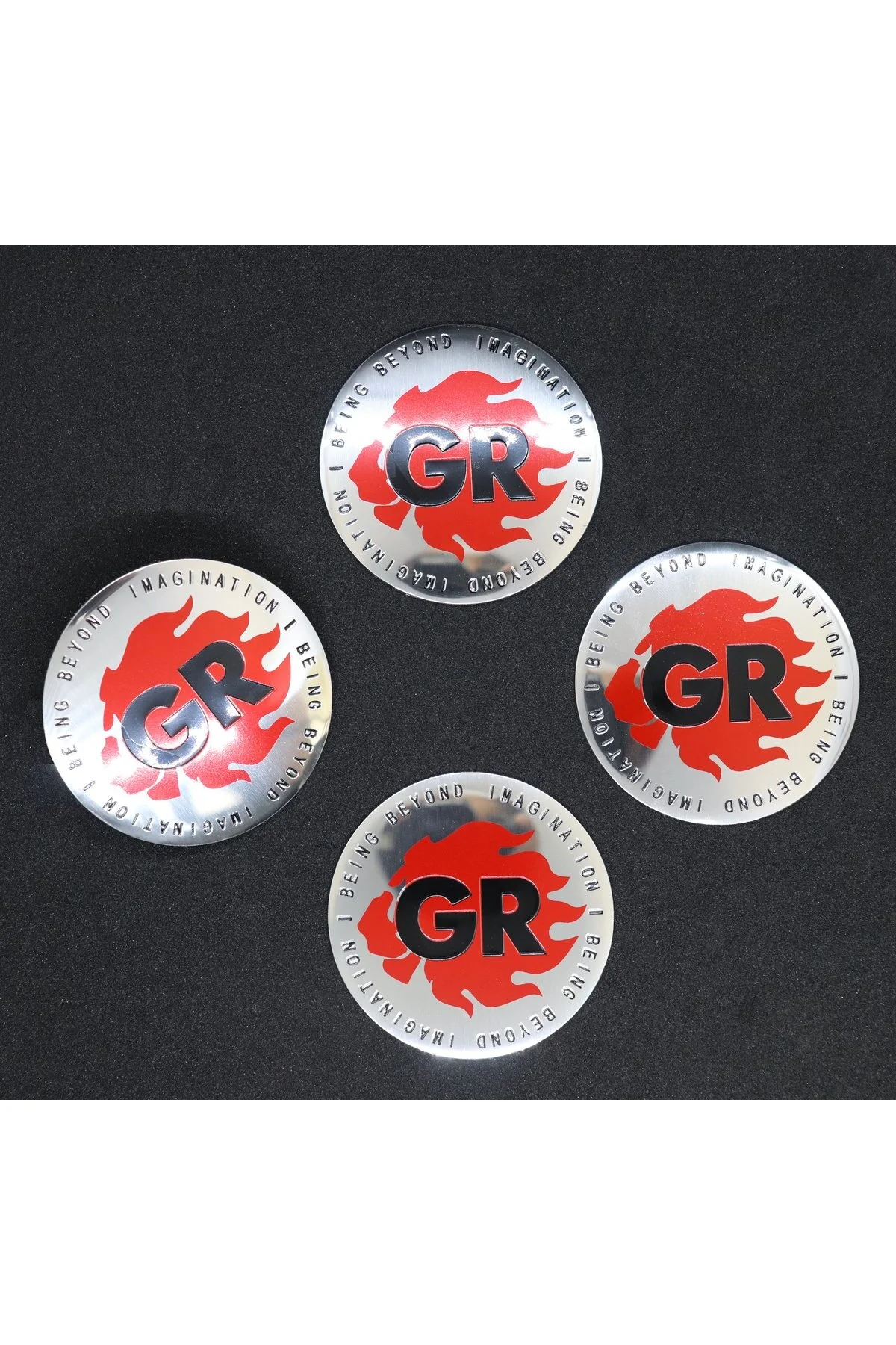 Jant Göbek Arma İthal Metal Sticker GR Dizayn - OTOCİRİT Görsel 5