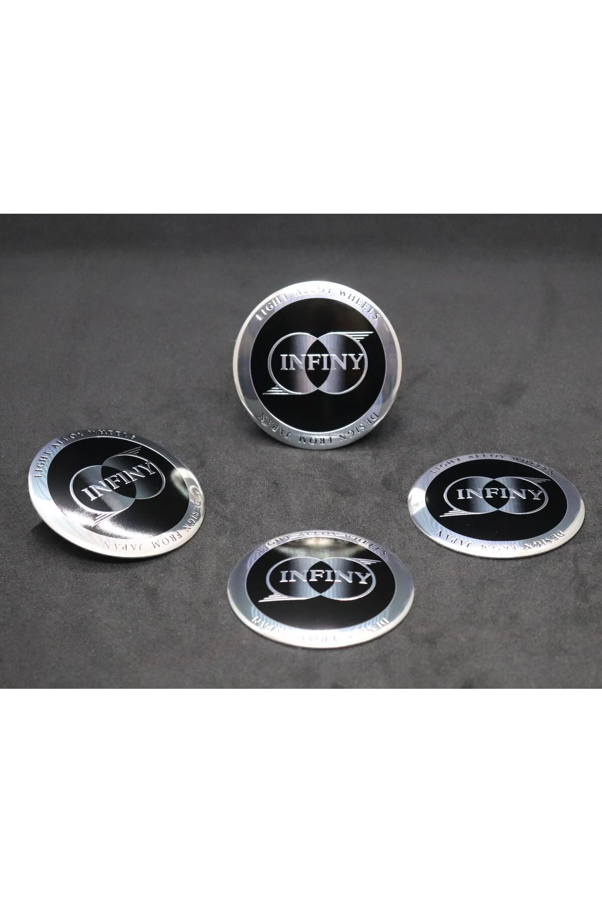 Jant Göbek Arma İthal Metal Sticker Infiny Dizayn