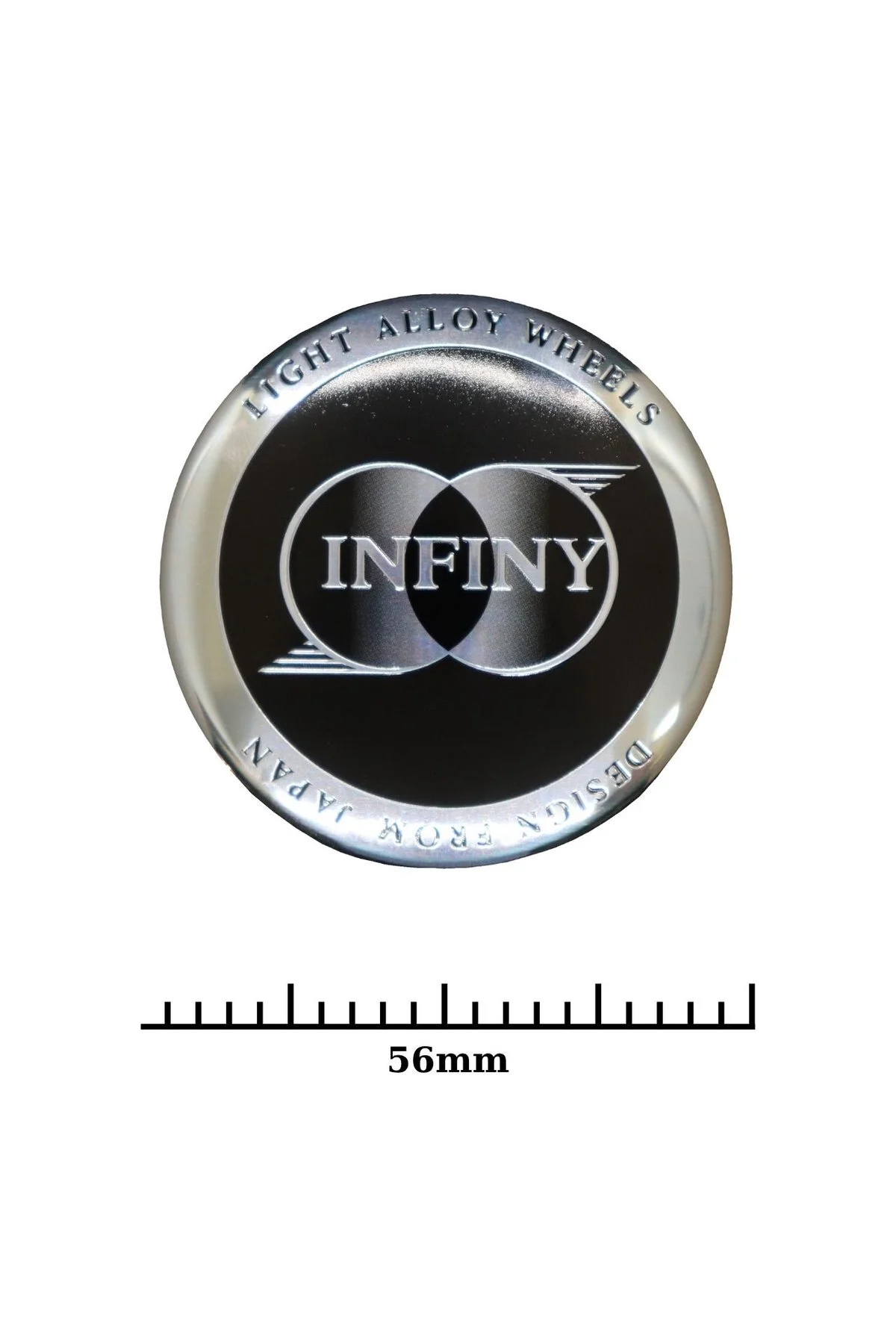 Jant Göbek Arma İthal Metal Sticker Infiny Dizayn - OTOCİRİT Görsel 2