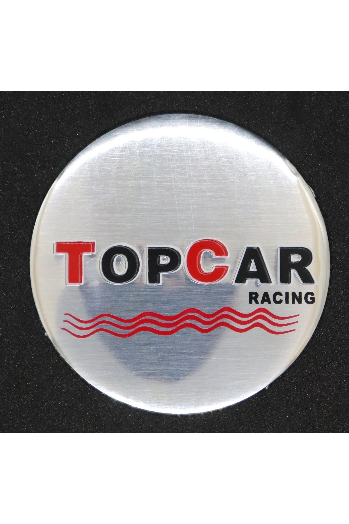 Jant Göbek Arma İthal Metal Sticker TOPCAR Racing Dizayn - OTOCİRİT Görsel 4