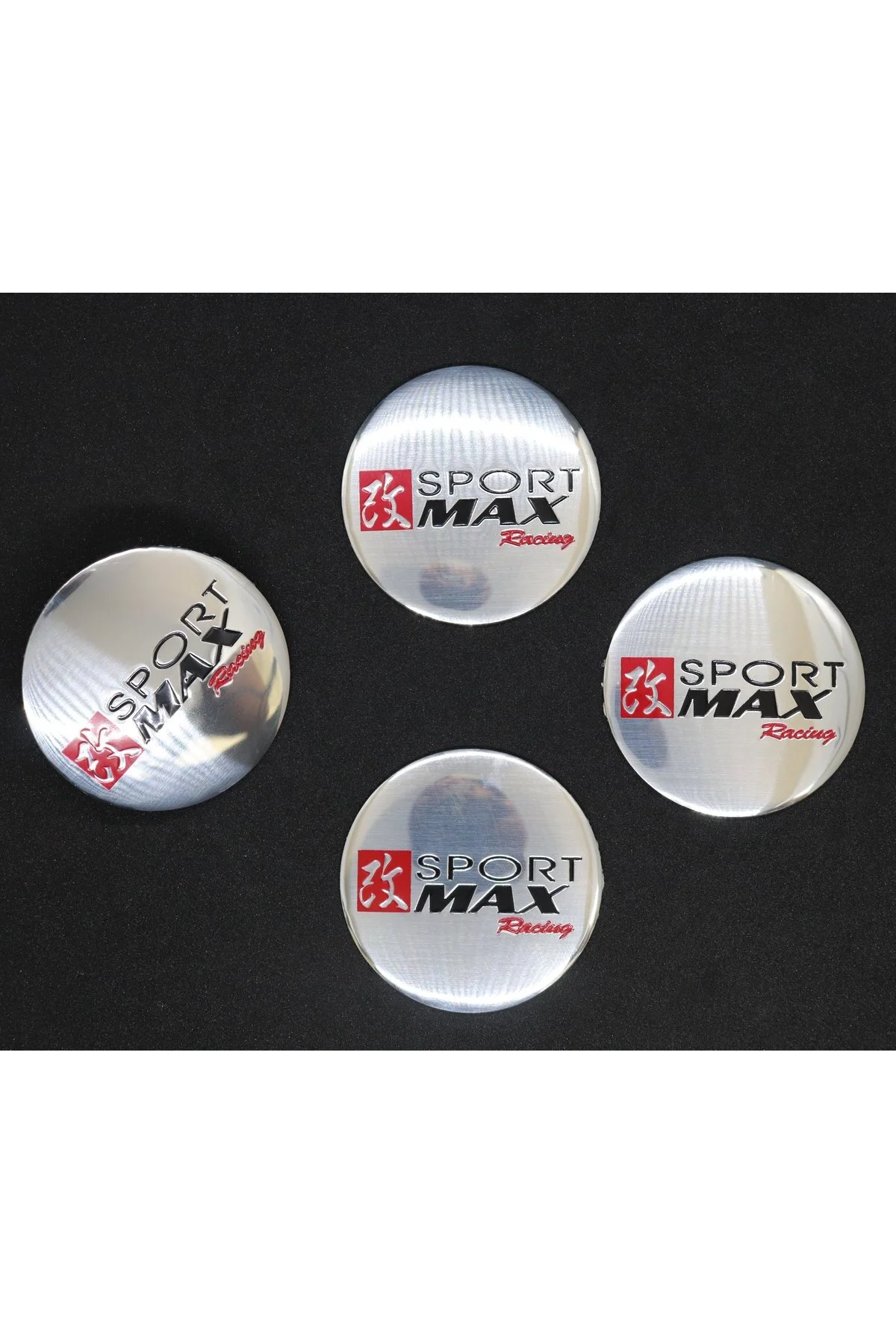 Jant Göbek Arma İthal Metal Sticker SportMax Racing Dizayn - OTOCİRİT Görsel 5