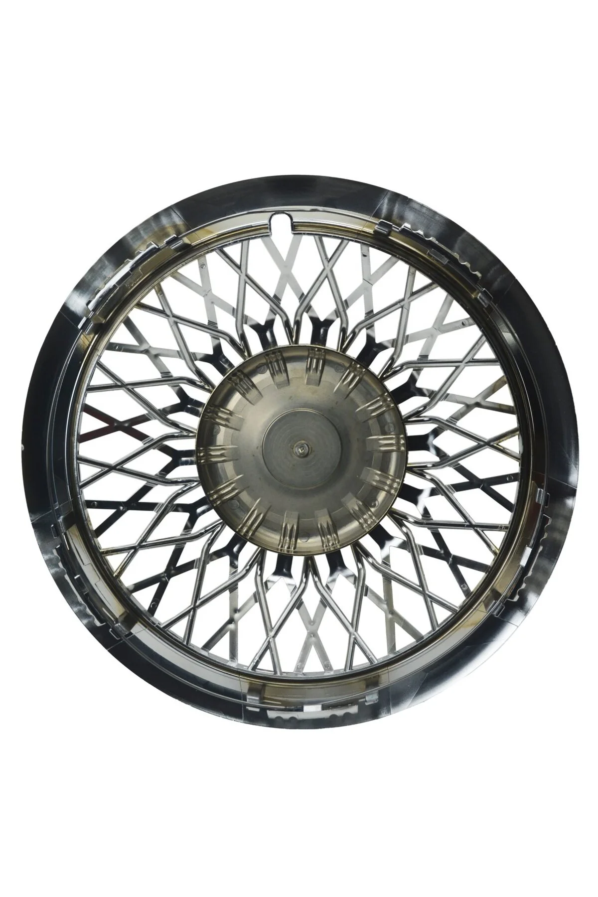 Jant Kapağı Kırılmaz Telli 15" ABS Krom Paslanmaz 4'lü (TAKIM OLARAK) - OTOCİRİT Görsel 5