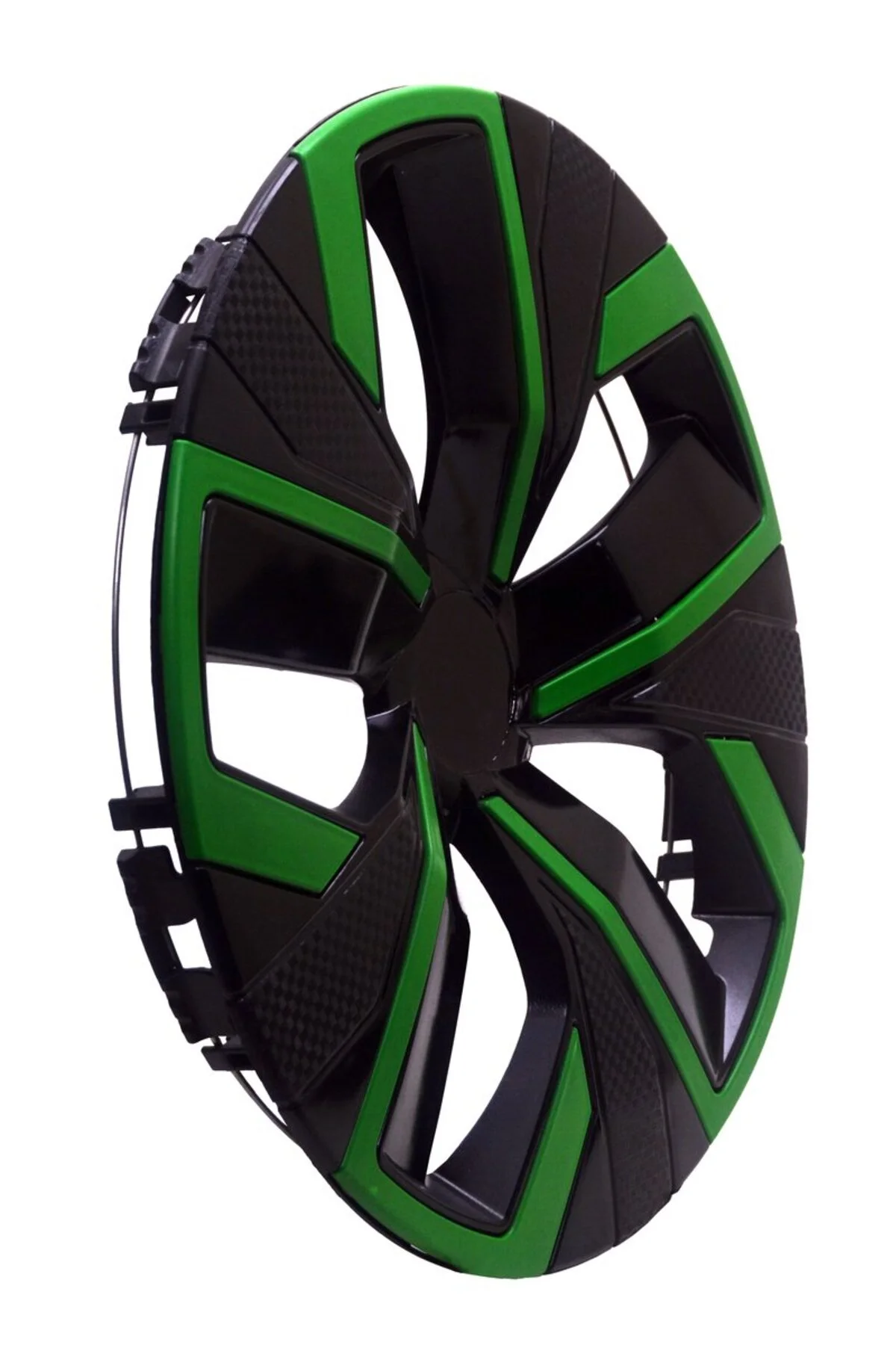 Jant Kapağı Kırılmaz Çıtalı 14" Yeni Model Yeşil Çıtalı 4'lü (TAKIM OLARAK) - OTOCİRİT Görsel 2