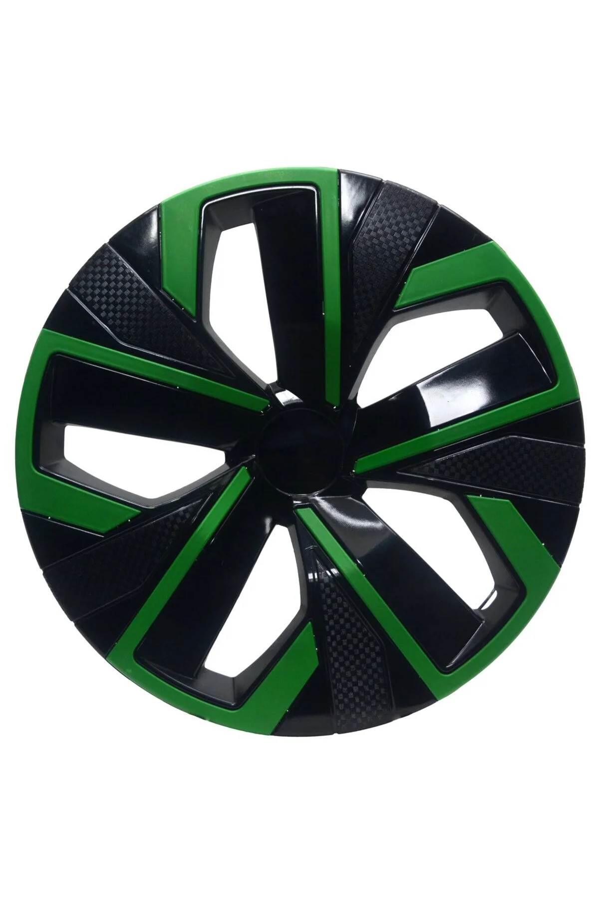 Jant Kapağı Kırılmaz Çıtalı 14" Yeni Model Yeşil Çıtalı 4'lü (TAKIM OLARAK)