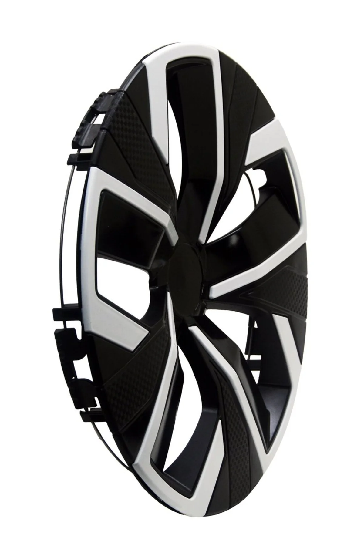 Jant Kapağı Kırılmaz Çıtalı 14" Yeni Model Beyaz Çıtalı 4'lü (TAKIM OLARAK) - OTOCİRİT Görsel 2