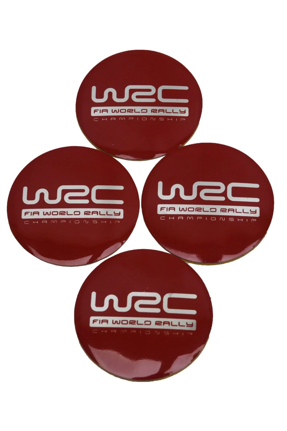 Jant Göbek Arma WRC Red Sticker 4'lü Set - OTOCİRİT Görsel 3