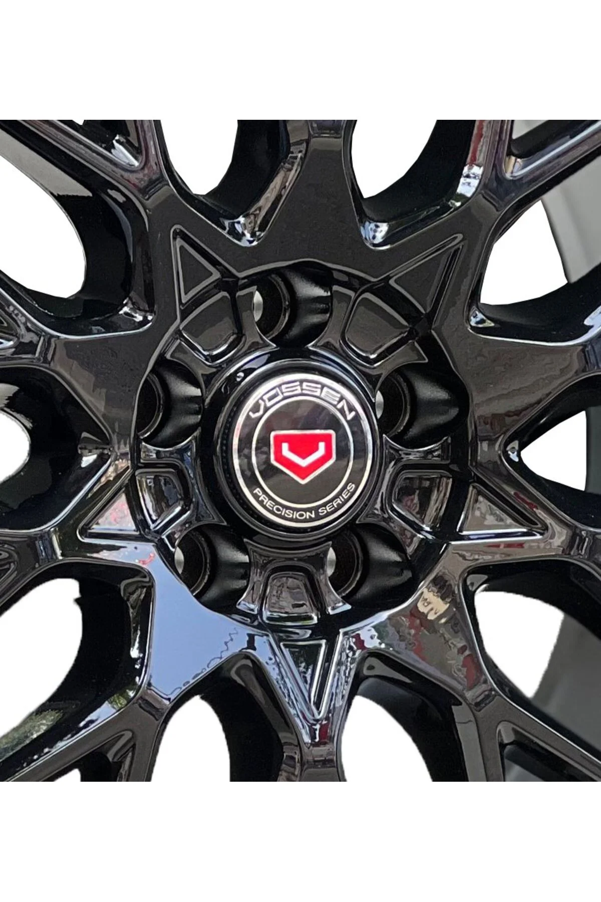 Jant Göbek Arma Vossen Black Sticker 4'lü Set - OTOCİRİT Görsel 2
