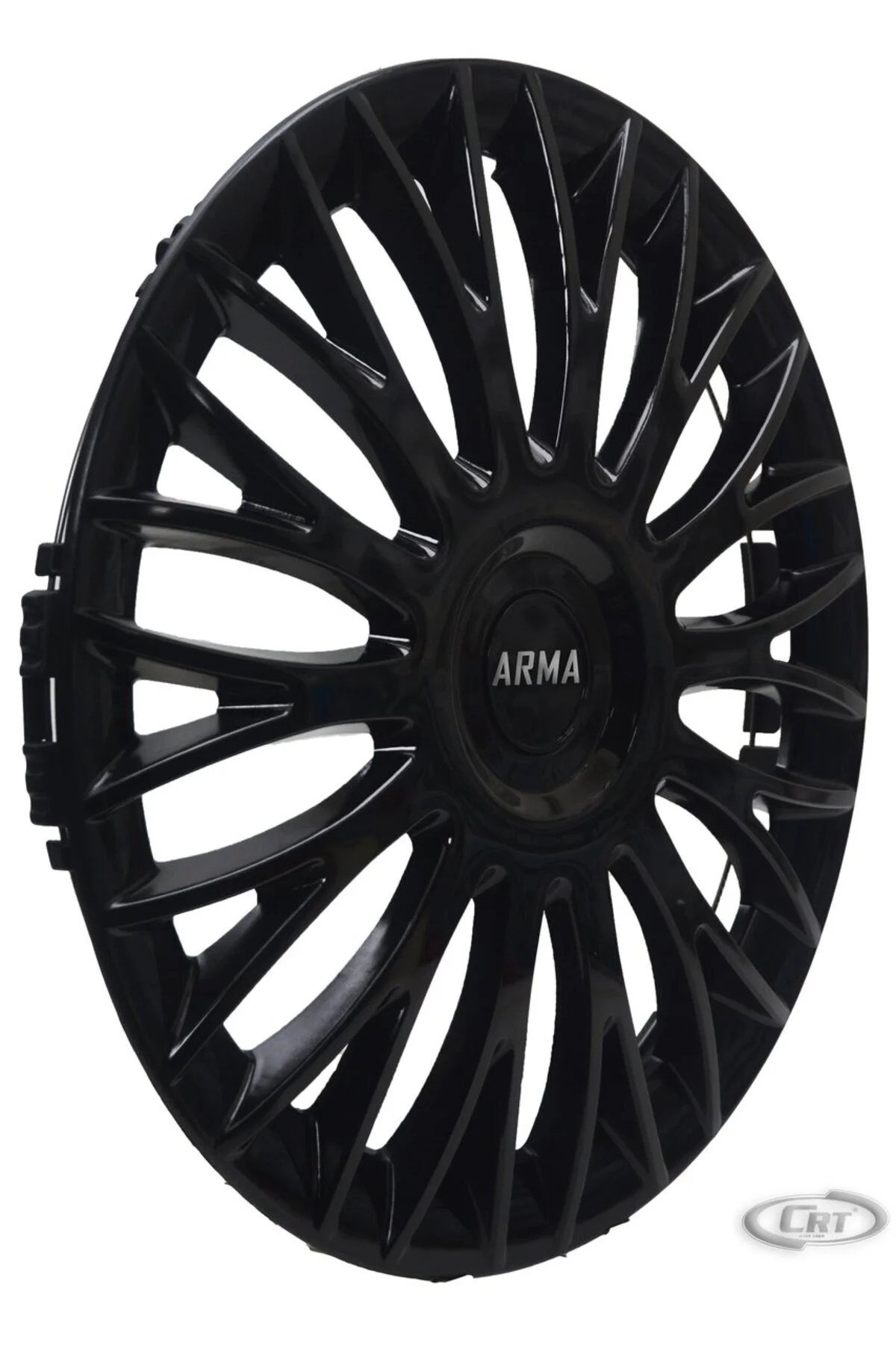 Jant Kapağı Kırılmaz 15" Universal İthal Parlak Siyah Model (1 ADET OLARAK) (Çıkartma Hediyeli) - OTOCİRİT Görsel 2